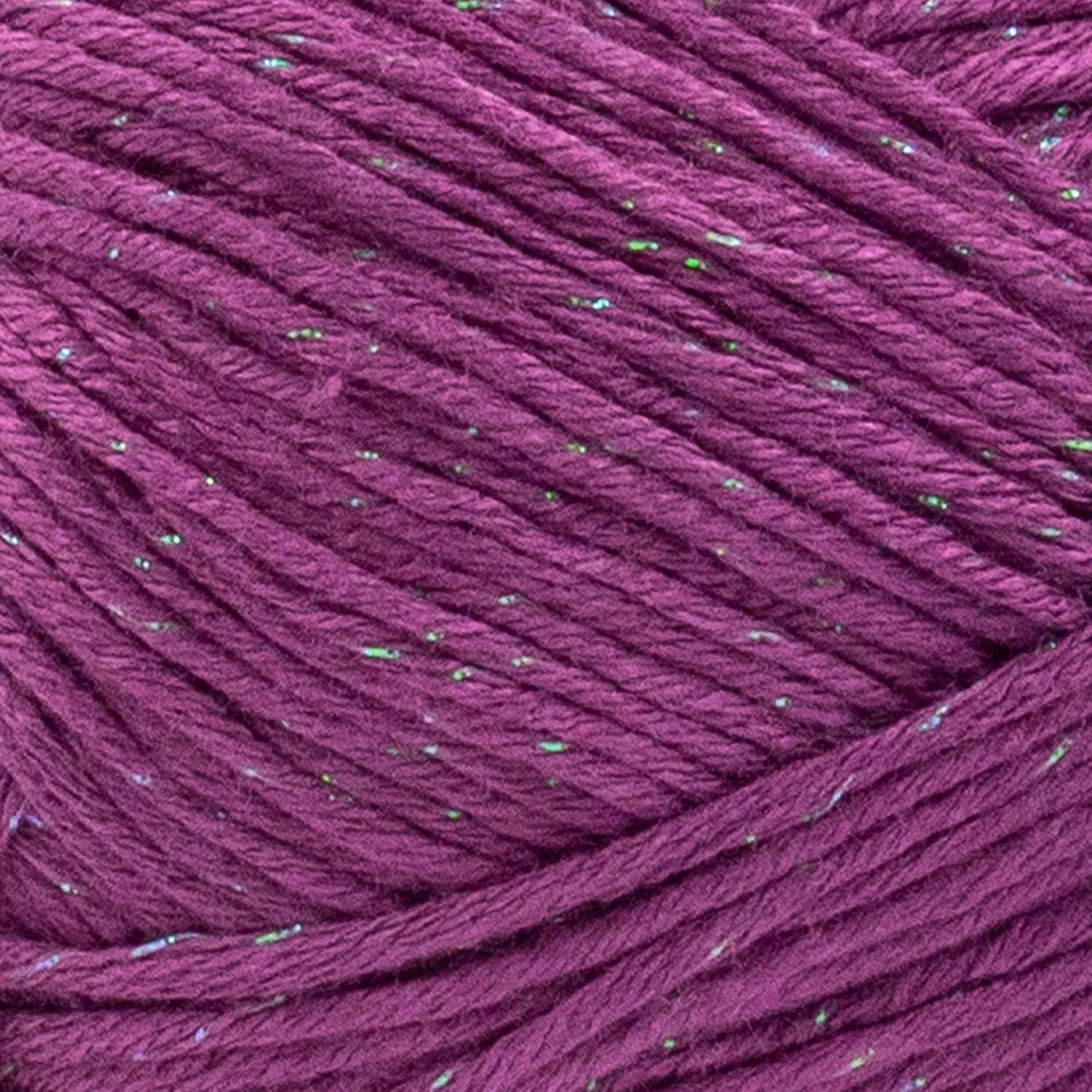 image:image3 Pack Lion Brand Yarn Truboo Sparkle Bamboo Yarn Plum