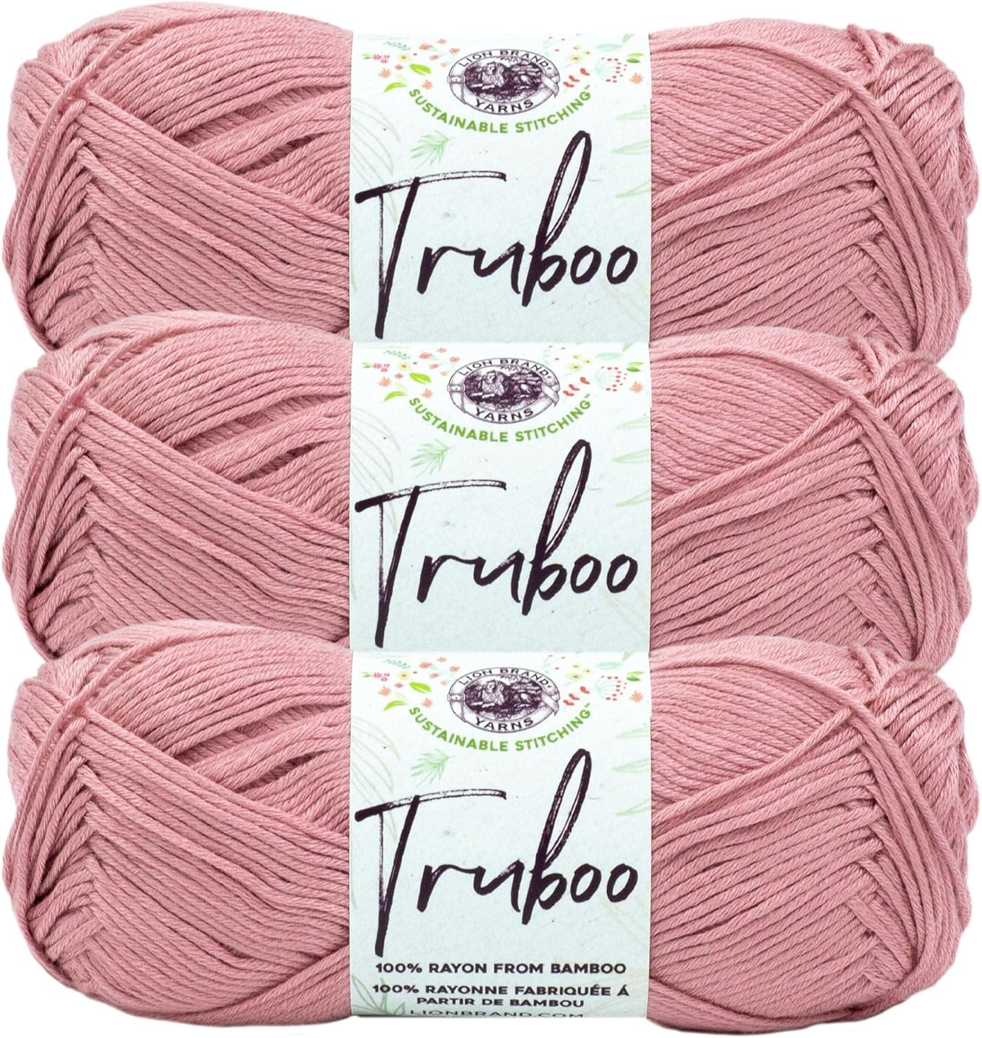 image:image3 Pack Lion Brand Yarn Truboo Yarn AquaCameo