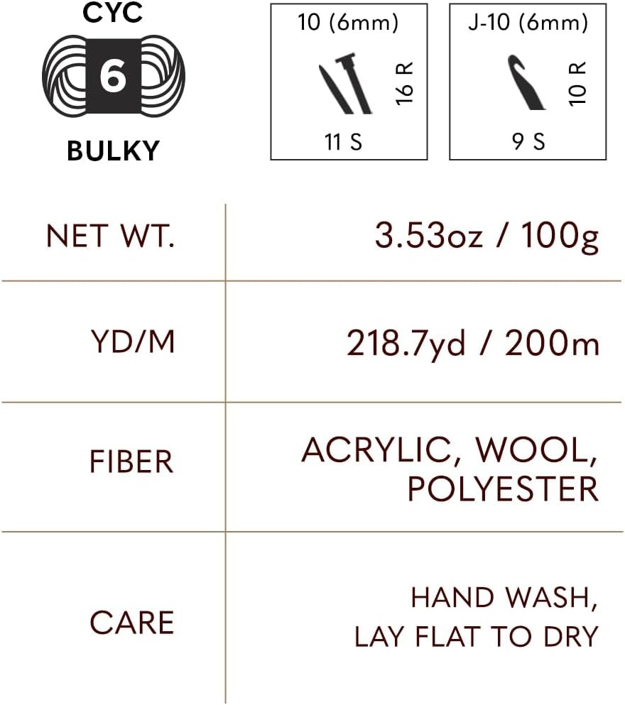 image:imageLion Brand WoolEase Aire Yarn Soft Yarn for Knitting Crochet and Crafts Buttercup 3 PackSage