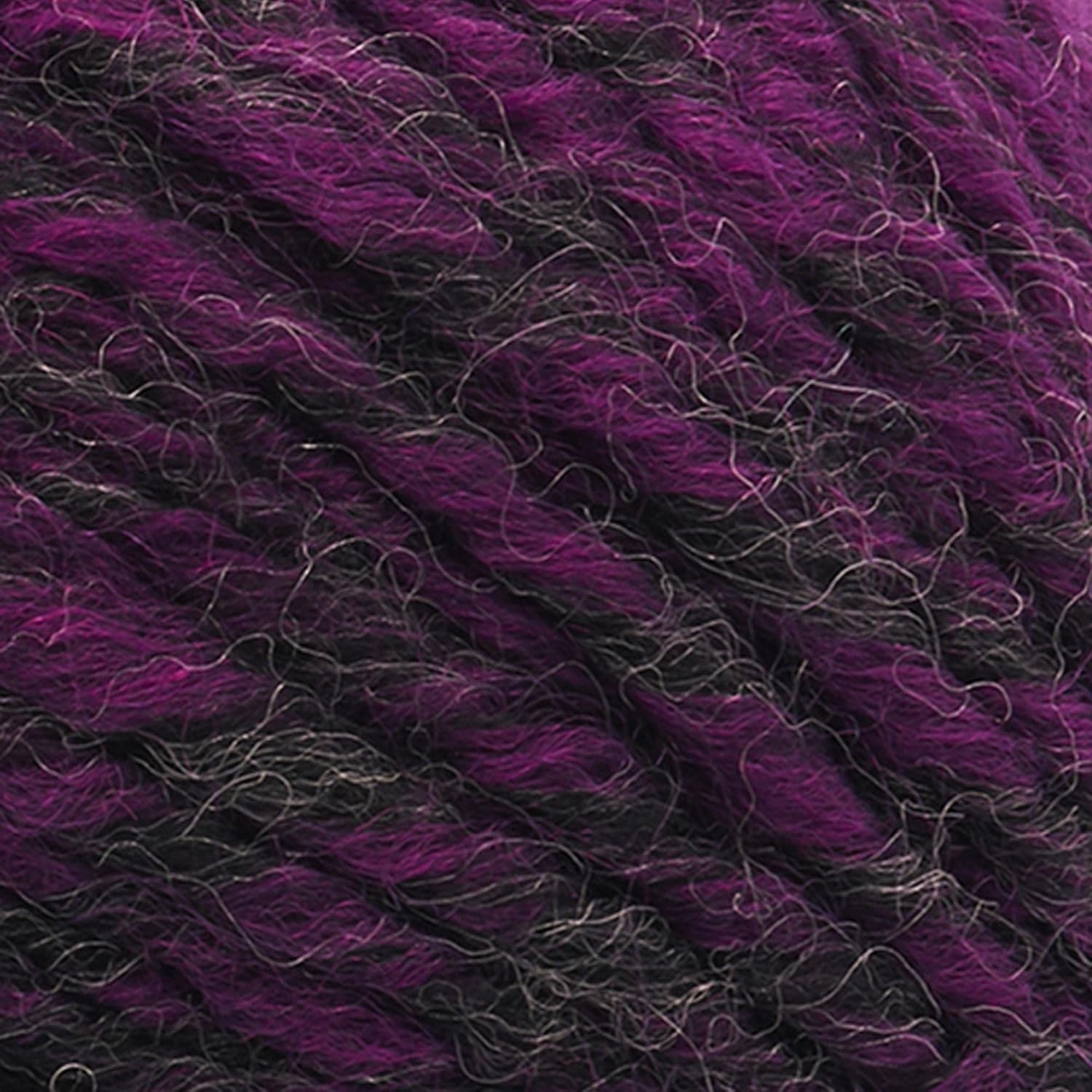 image:imageLion Brand Yarn 1 Skein Scarfie Bulky Yarn PinkSilverCharcoalMagenta