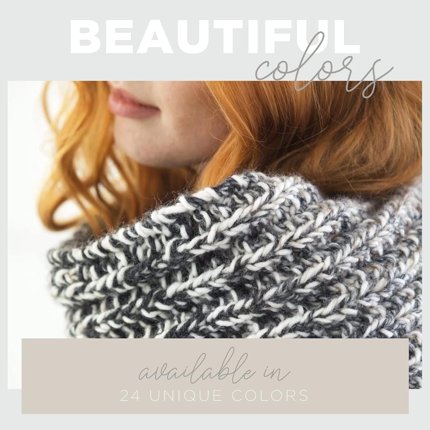 image:imageLion Brand Yarn 1 Skein Scarfie Bulky Yarn PinkSilverCreamSilver