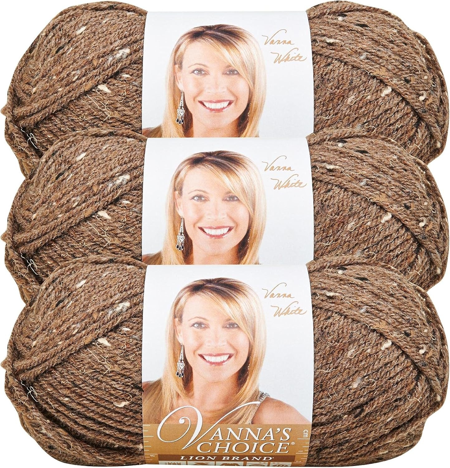 image:imageLion Brand Yarn 1 Skein Vannas Choice Yarn White 35 OuncesBarley