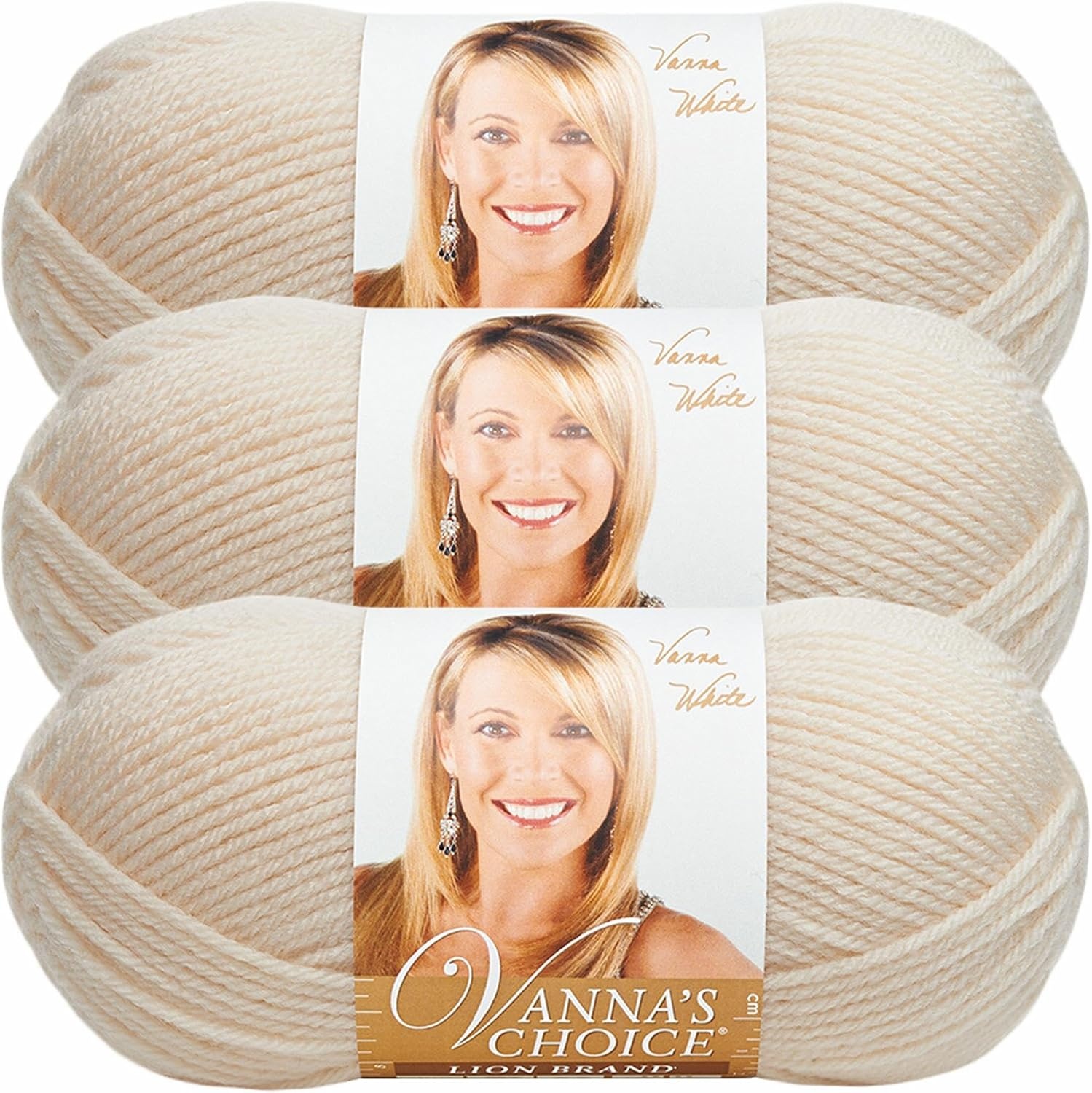 image:imageLion Brand Yarn 1 Skein Vannas Choice Yarn White 35 OuncesFisherman