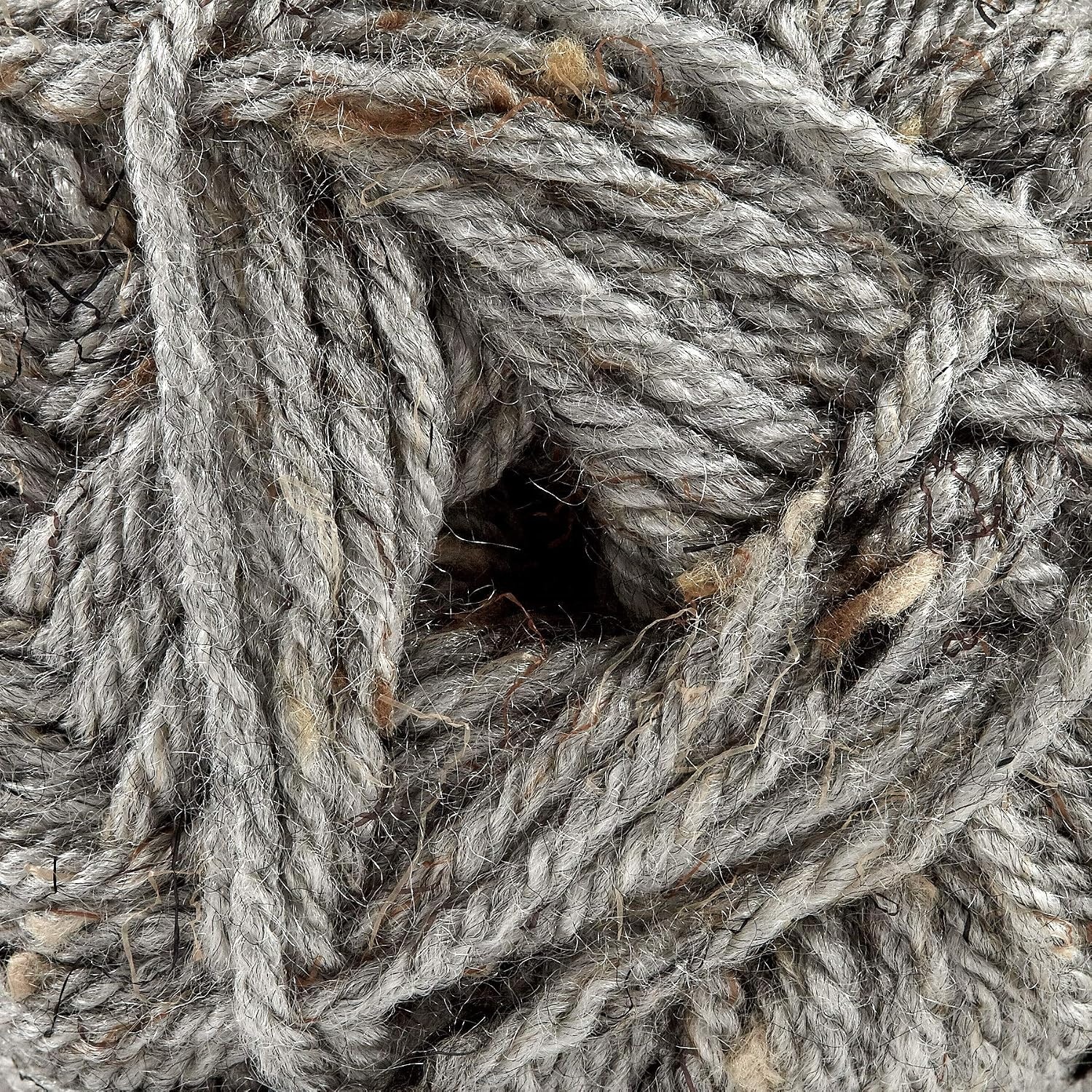 image:imageLion Brand Yarn 1 Skein Vannas Choice Yarn White 35 OuncesMrmol Gris