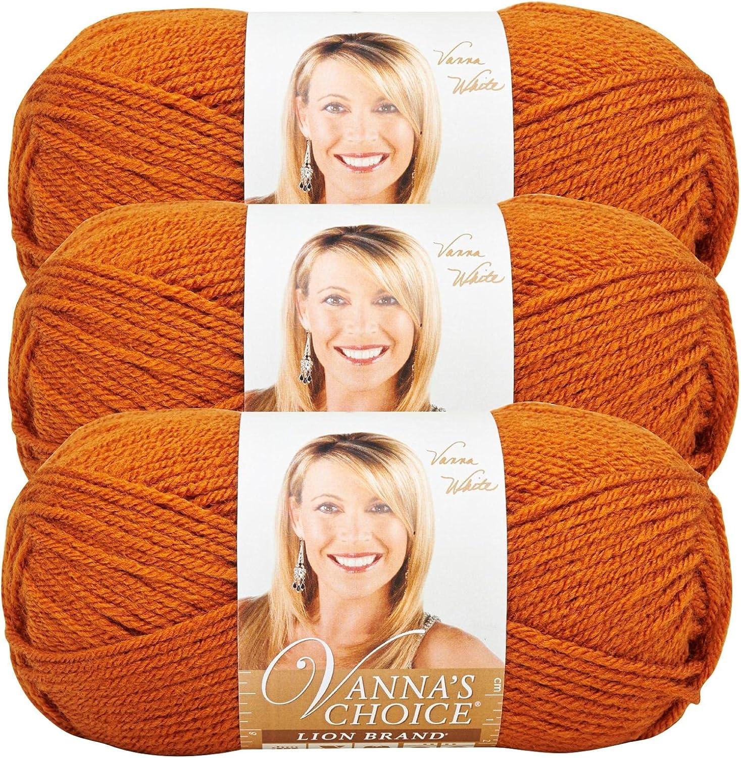 image:imageLion Brand Yarn 1 Skein Vannas Choice Yarn White 35 OuncesRust