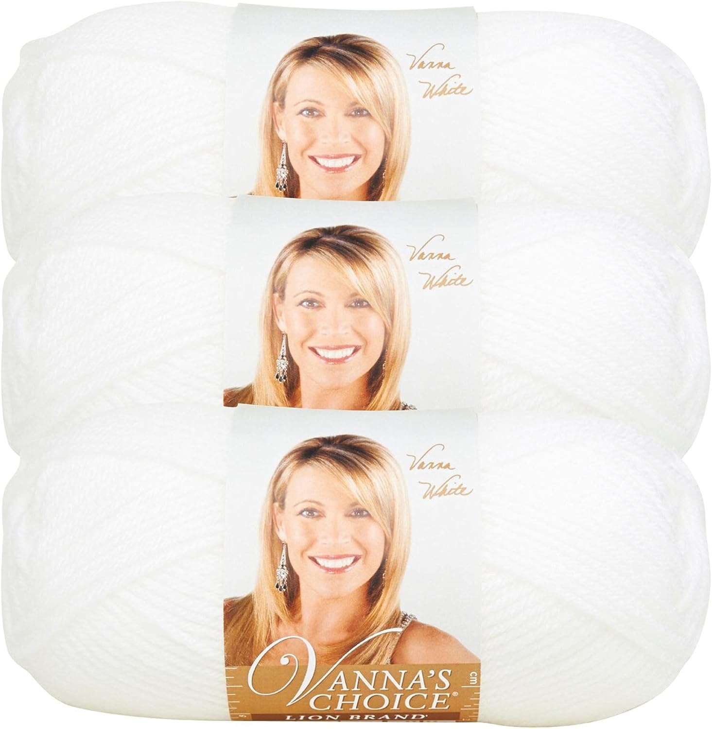 image:imageLion Brand Yarn 1 Skein Vannas Choice Yarn White 35 OuncesWhite