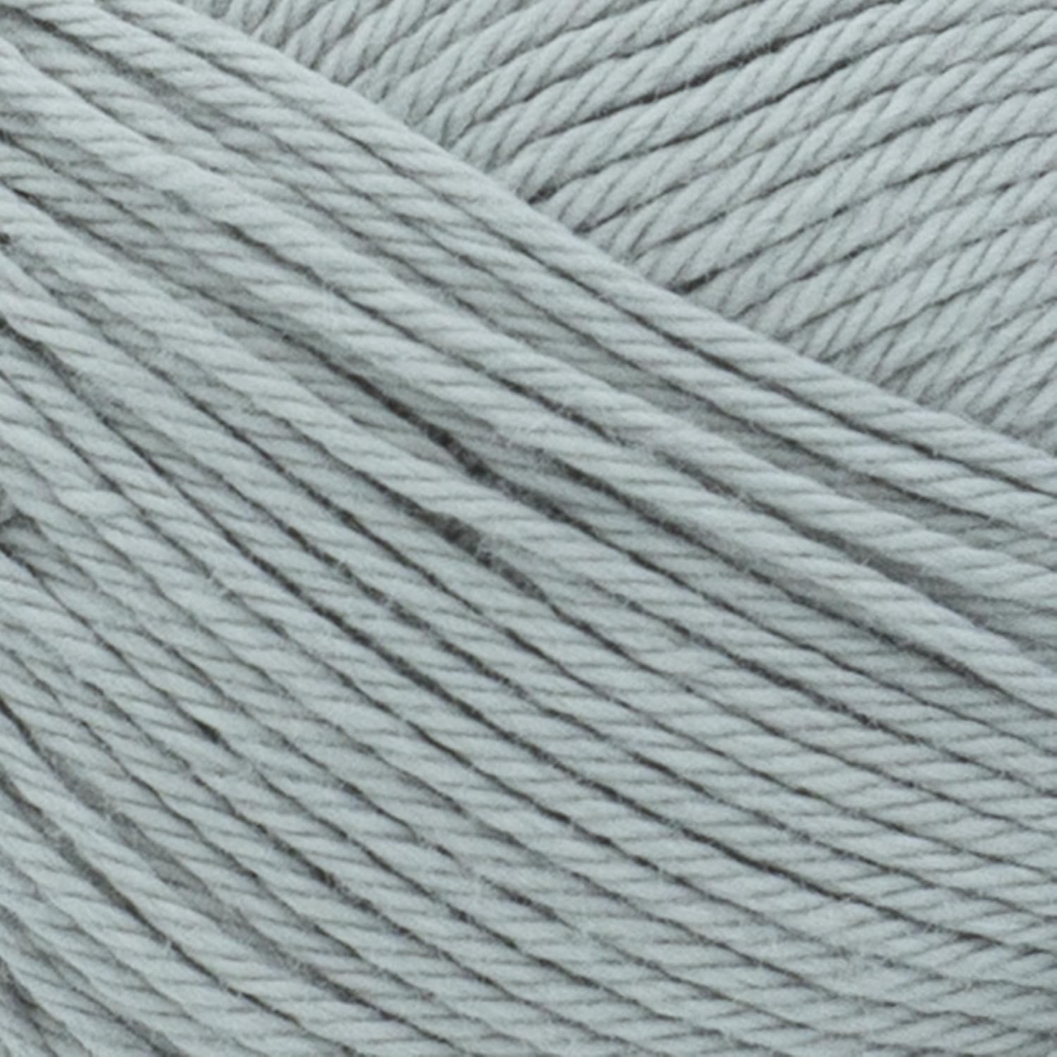 image:imageLion Brand Yarn 247 Cotton DK Crochet Yarn Iron Grey Metal Gray 3 Pack Cotton Yarn for Knitting Crochet Crafts Light Weight Fiber for Bags Blankets Soft Shawls Summer Hats Baby ClothesSilver Lining