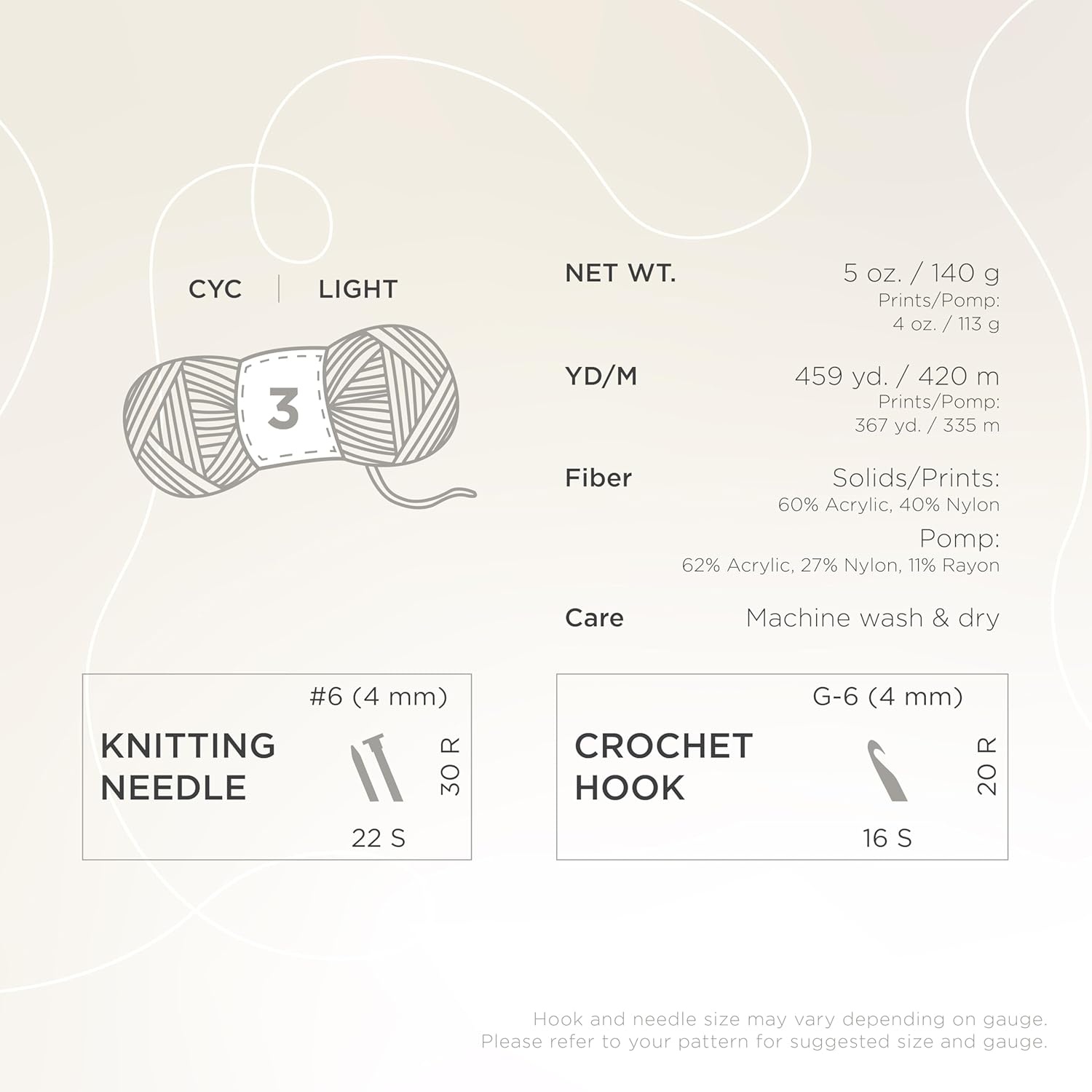 image:imageLion Brand Yarn Baby Soft Crochet Yarn Little Boy Blue Pastel 1 Pack Light DK Acyrlic Nylon Blend Fiber for Soft Baby Blankets Knit Garments Crochet Hats Machine Washable YarnLittle Boy Blue Multicolor