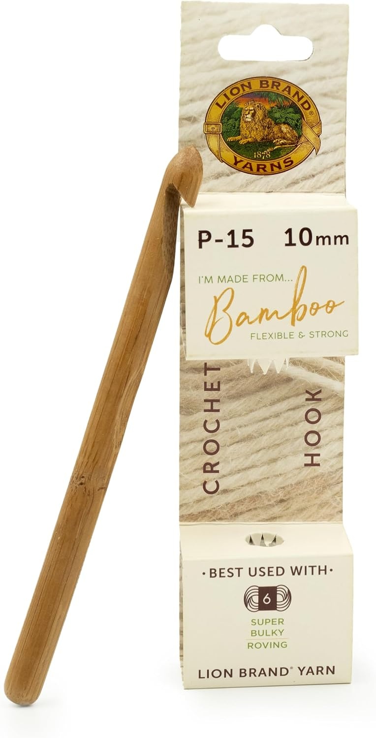 image:imageLion Brand Yarn Bamboo Crochet Hook for Beginners Size P15 10 mmP15 10mm