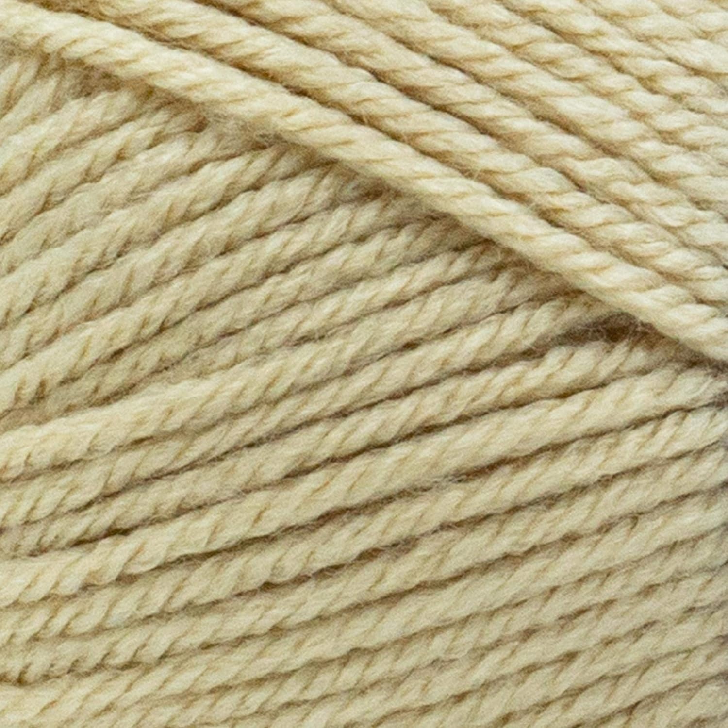 image:imageLion Brand Yarn Basic Stitch AntiPilling Knitting Yarn Yarn for Crocheting 1Pack Critter CrazeAlmond