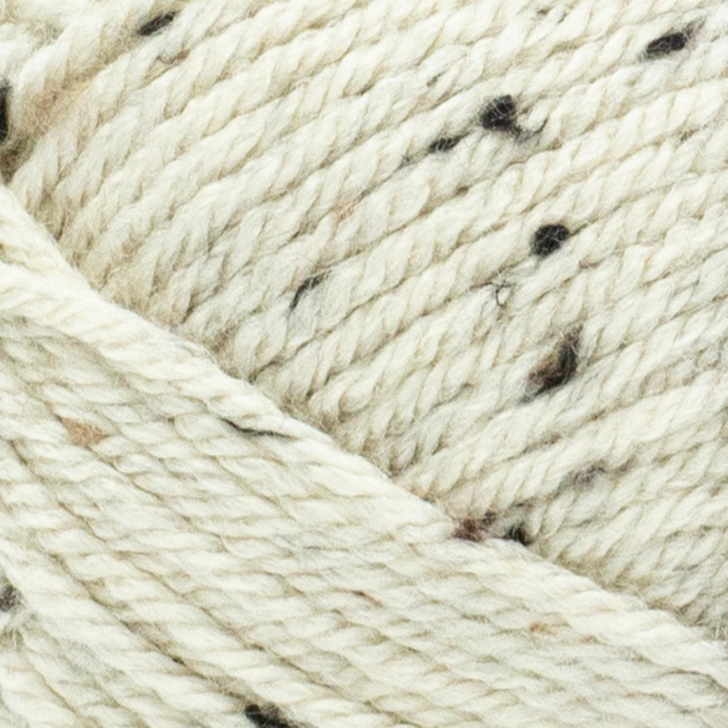 image:imageLion Brand Yarn Basic Stitch AntiPilling Knitting Yarn Yarn for Crocheting 1Pack Critter CrazeAlmond Tweed