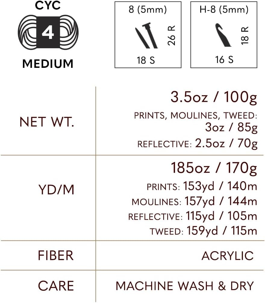 image:imageLion Brand Yarn Basic Stitch AntiPilling Knitting Yarn Yarn for Crocheting 1Pack Critter CrazeIvory