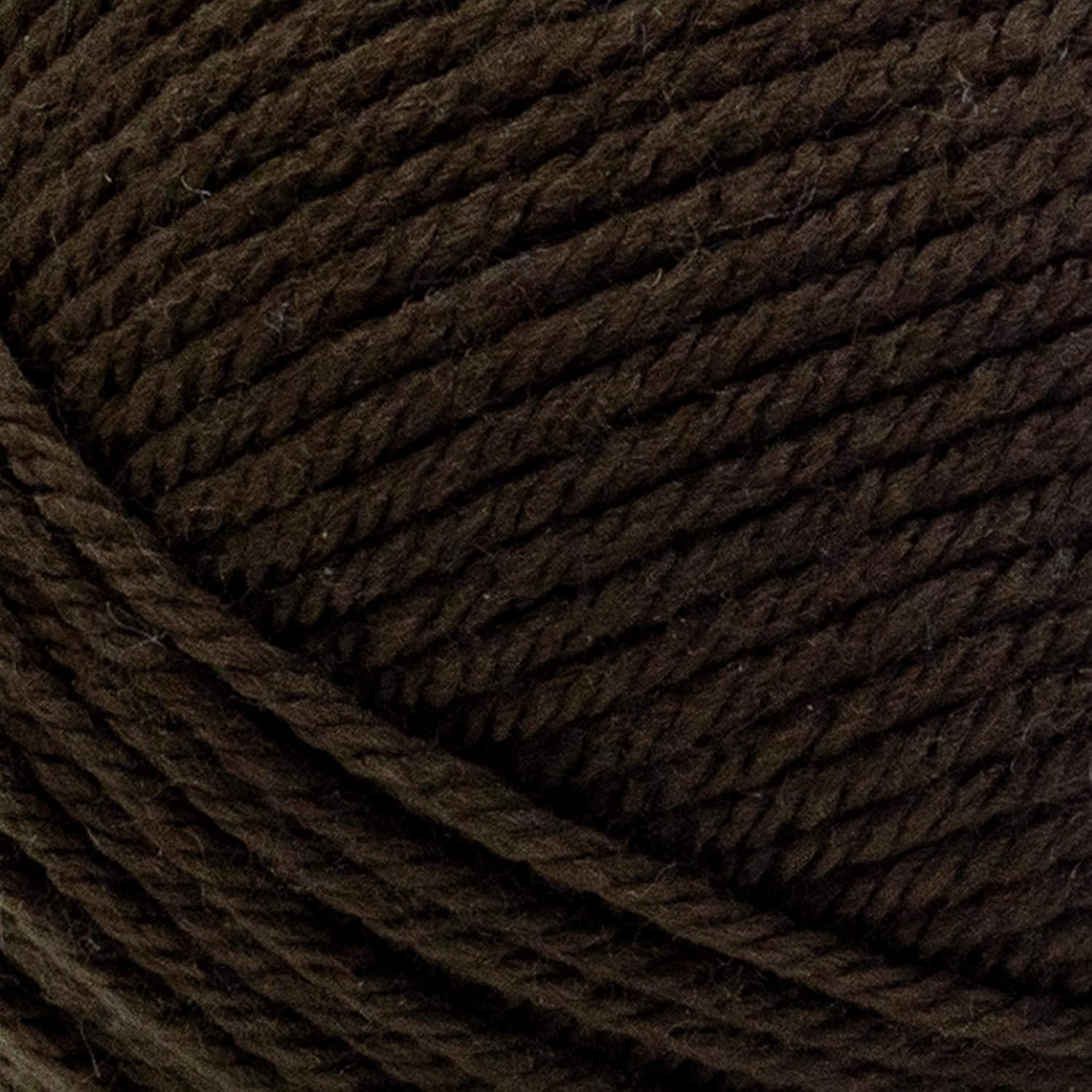 image:imageLion Brand Yarn Basic Stitch AntiPilling Yarn for Crocheting Knitting and Crafts Truffle 1 PackEbony