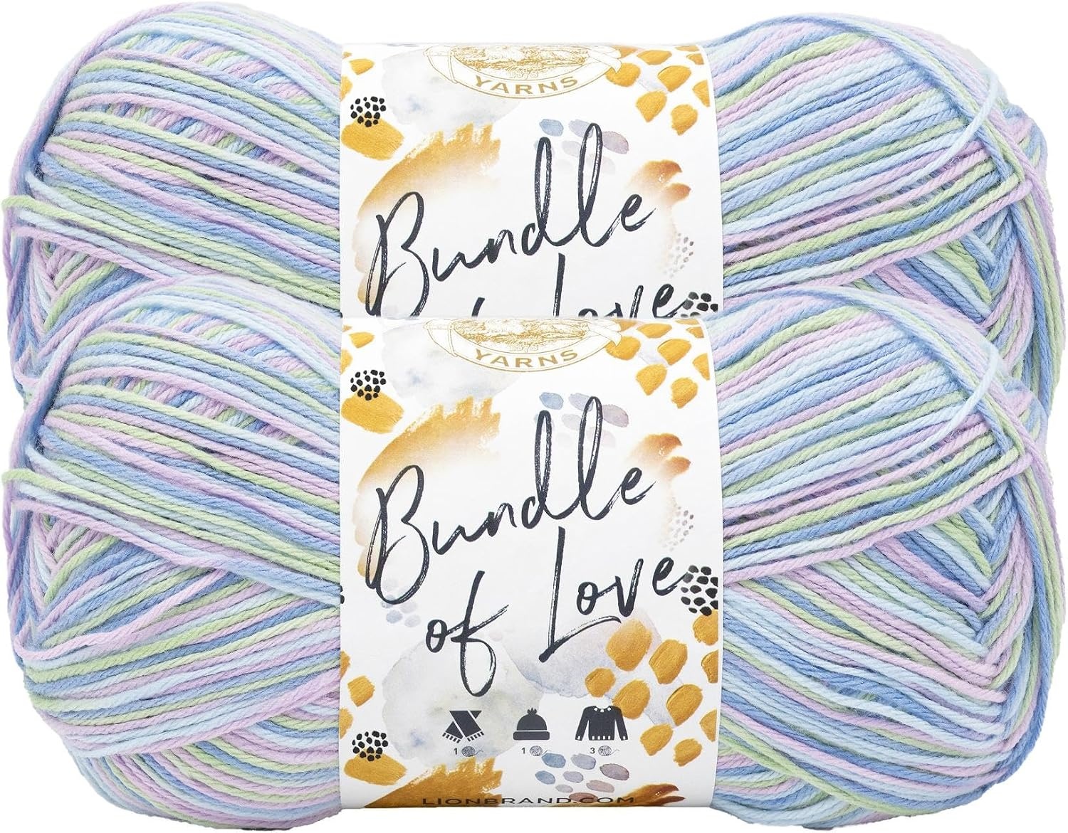 image:imageLion Brand Yarn Bundle of Love Multicolor Baby Yarn for Knitting and Crochet 1 Pack Enchanted ForestBaby Sprinkle