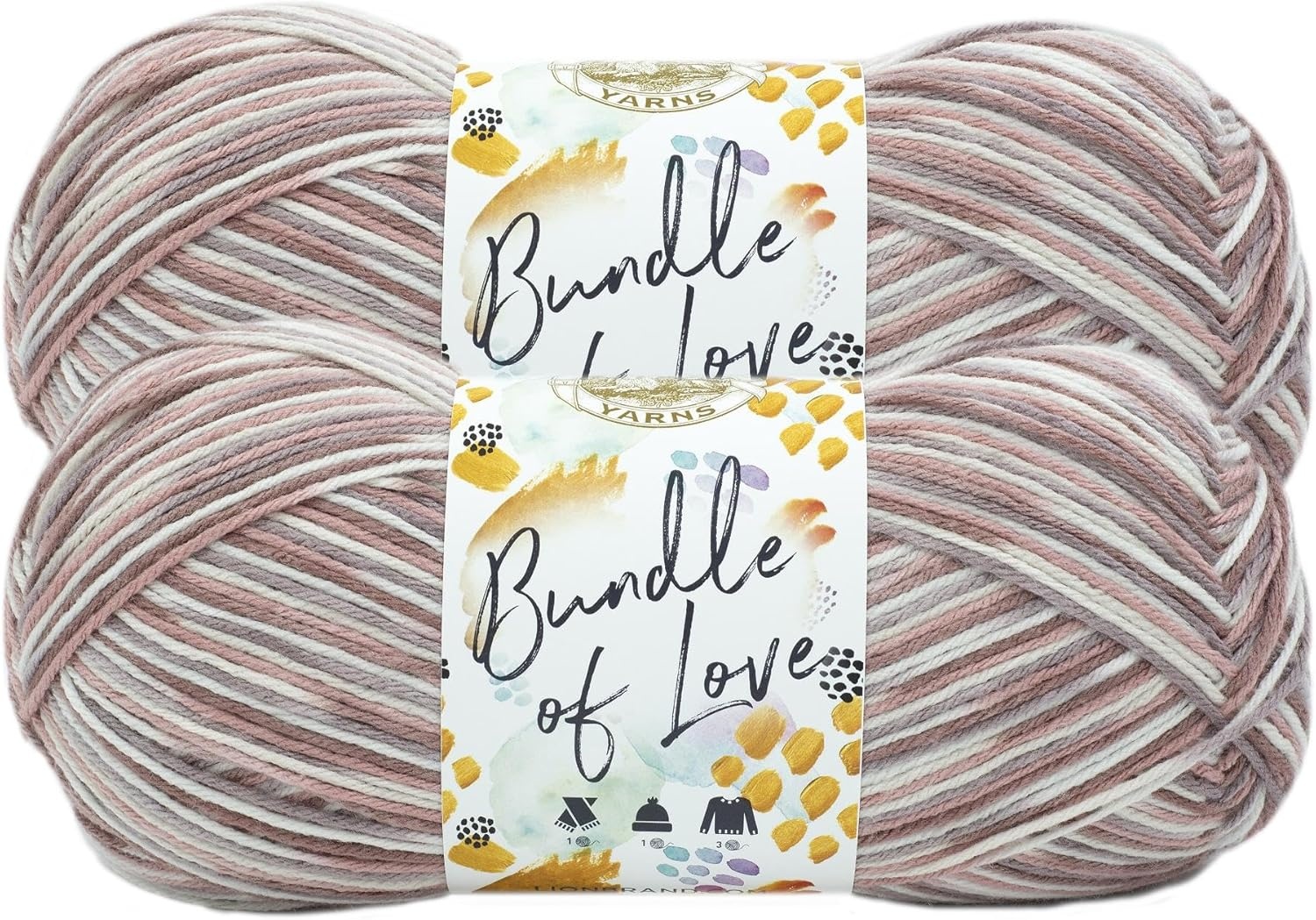 image:imageLion Brand Yarn Bundle of Love Multicolor Baby Yarn for Knitting and Crochet 1 Pack Enchanted ForestPotpourri