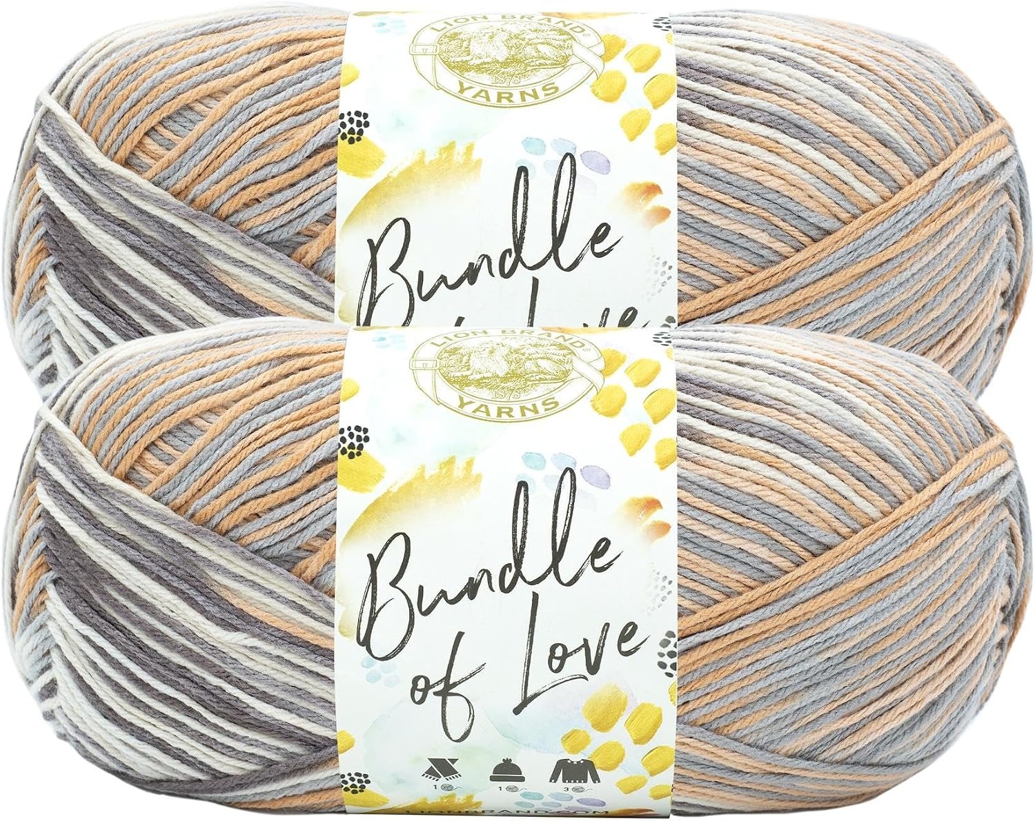 image:imageLion Brand Yarn Bundle of Love Multicolor Baby Yarn for Knitting and Crochet 1 Pack Enchanted ForestSweater Weather