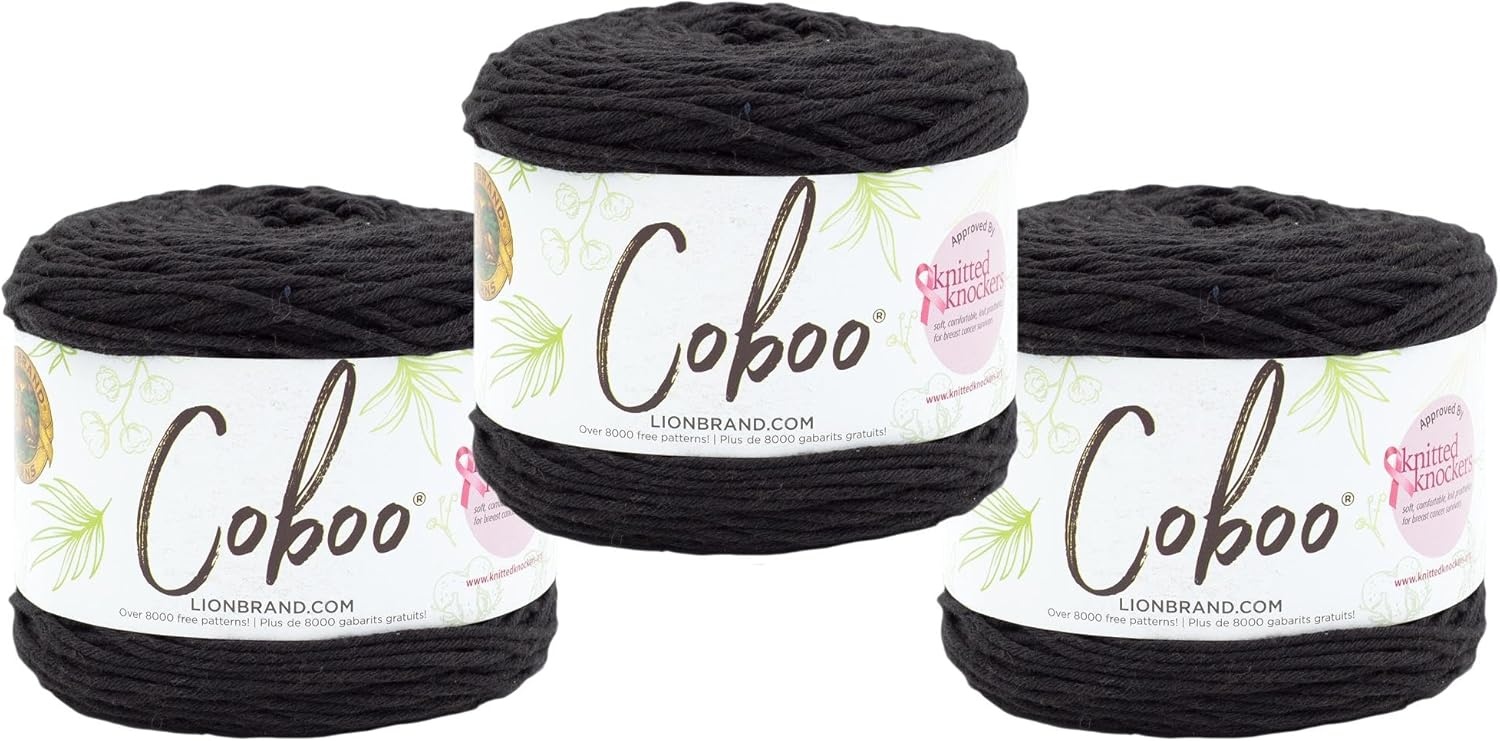 image:imageLion Brand Yarn Coboo Yarn Pink 1 SkeinCoal
