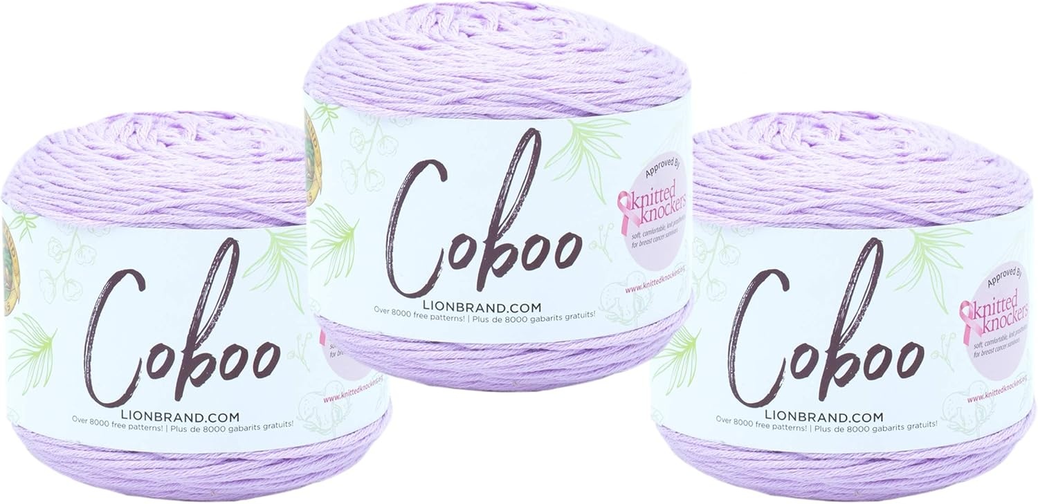 image:imageLion Brand Yarn Coboo Yarn Pink 1 SkeinLilac