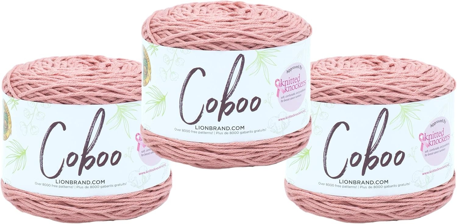 image:imageLion Brand Yarn Coboo Yarn Pink 1 SkeinMauve