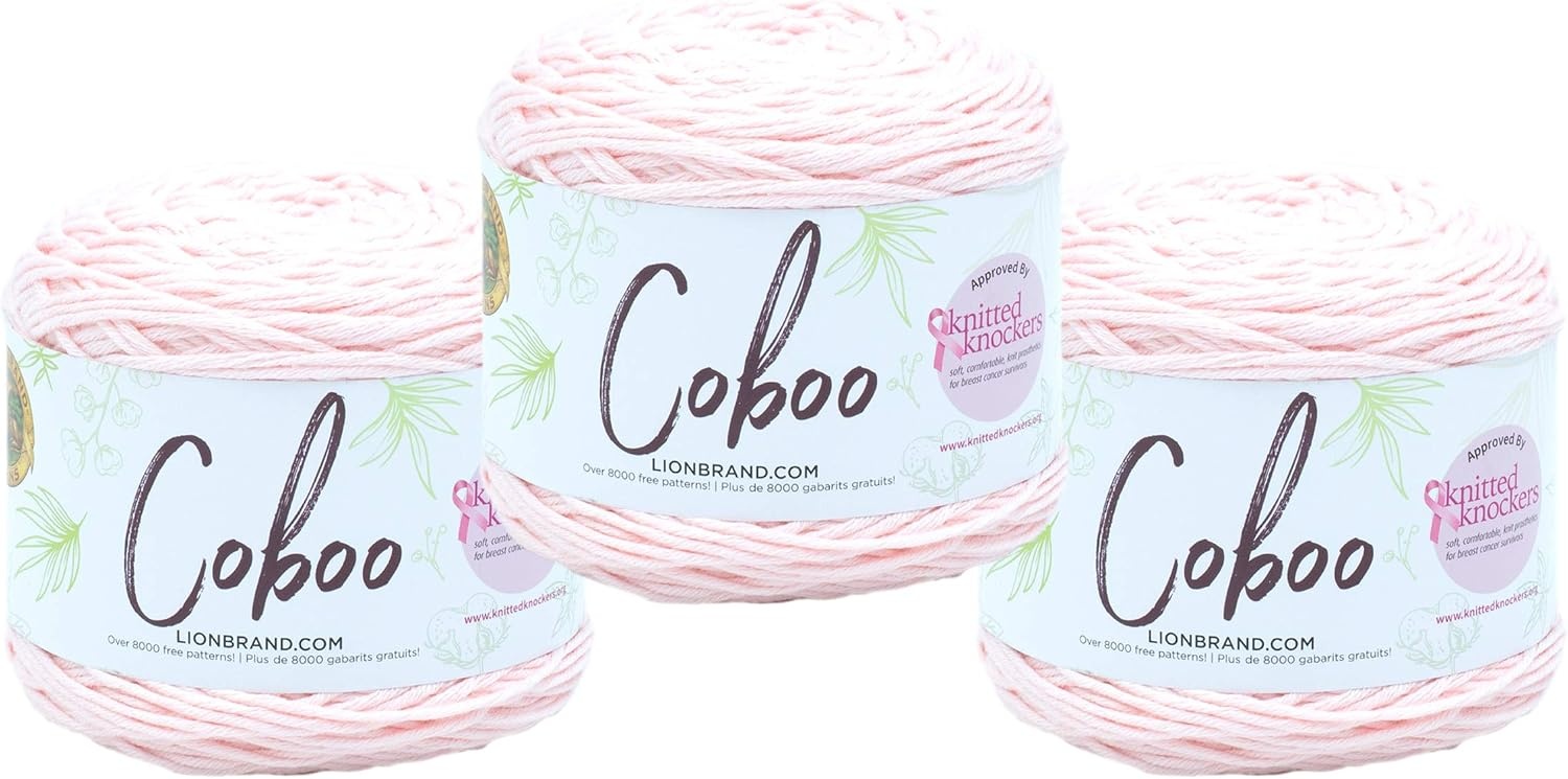 image:imageLion Brand Yarn Coboo Yarn Pink 1 SkeinPale Pink