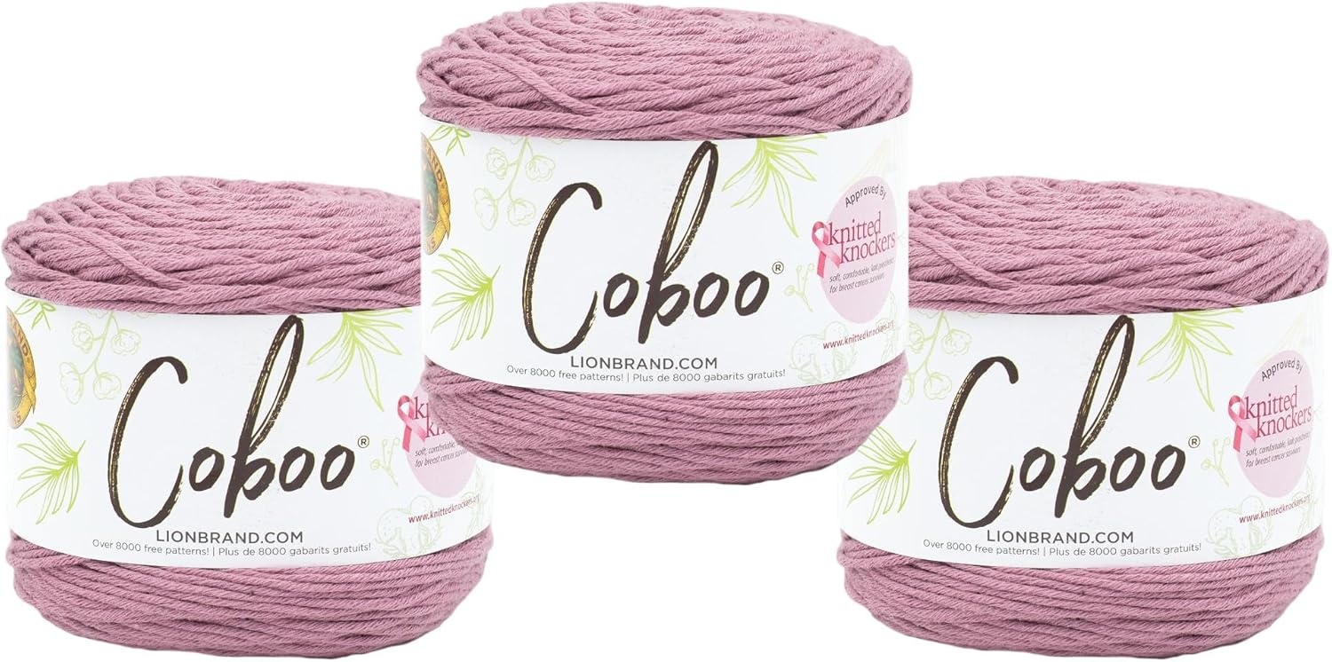 image:imageLion Brand Yarn Coboo Yarn Pink 1 SkeinPlume