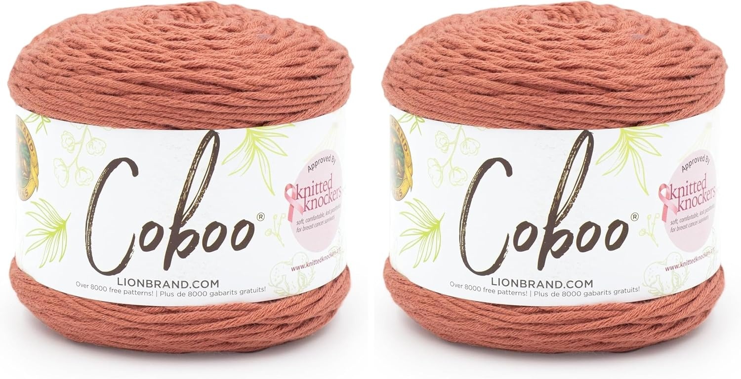 image:imageLion Brand Yarn Coboo Yarn Pink 1 SkeinRusset