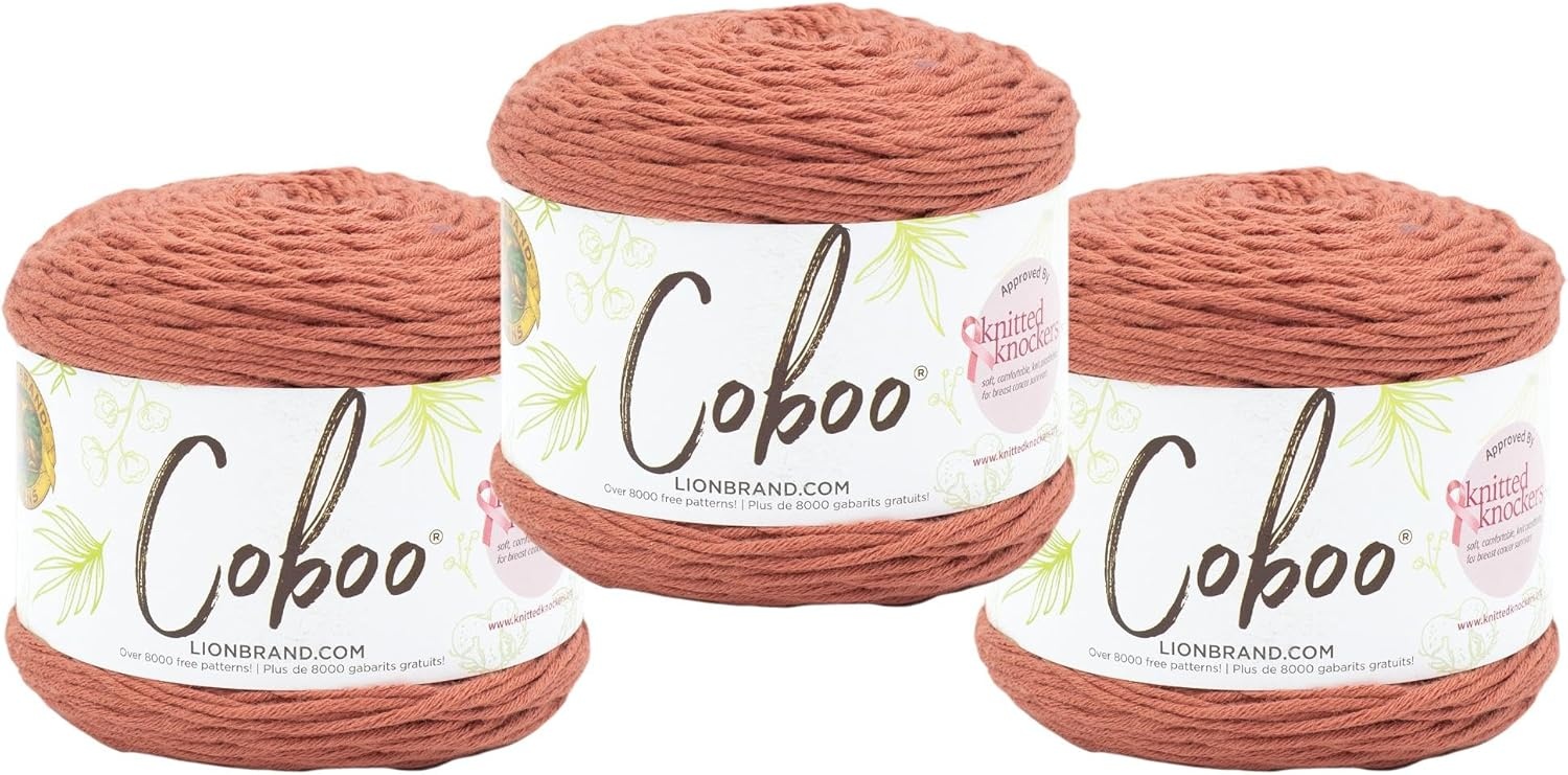 image:imageLion Brand Yarn Coboo Yarn Pink 1 SkeinRusset