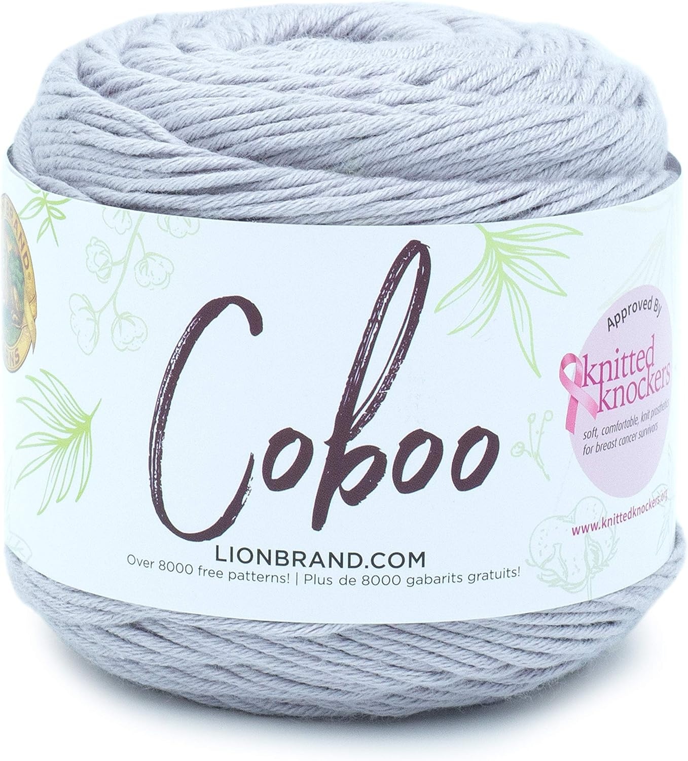 image:imageLion Brand Yarn Coboo Yarn Pink 1 SkeinSilver
