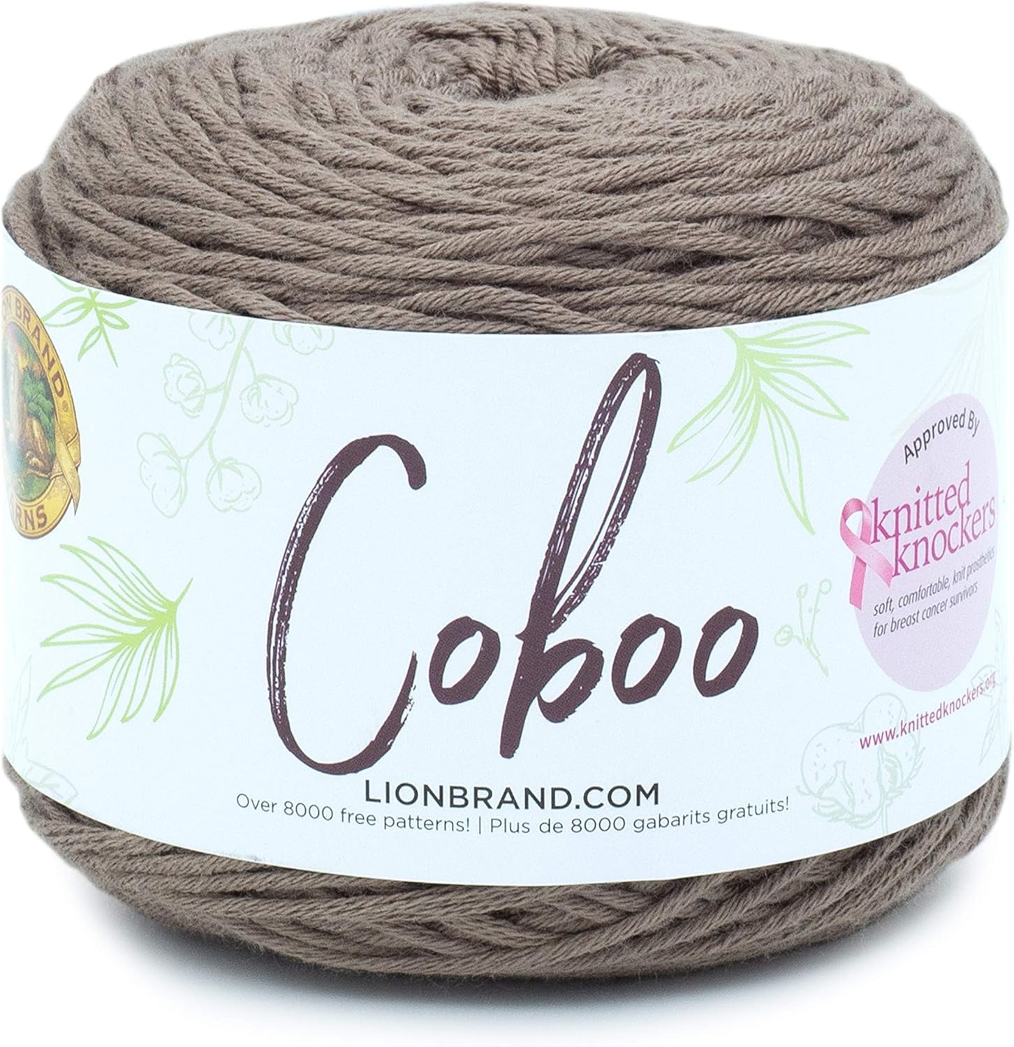 image:imageLion Brand Yarn Coboo Yarn Pink 1 SkeinTaupe