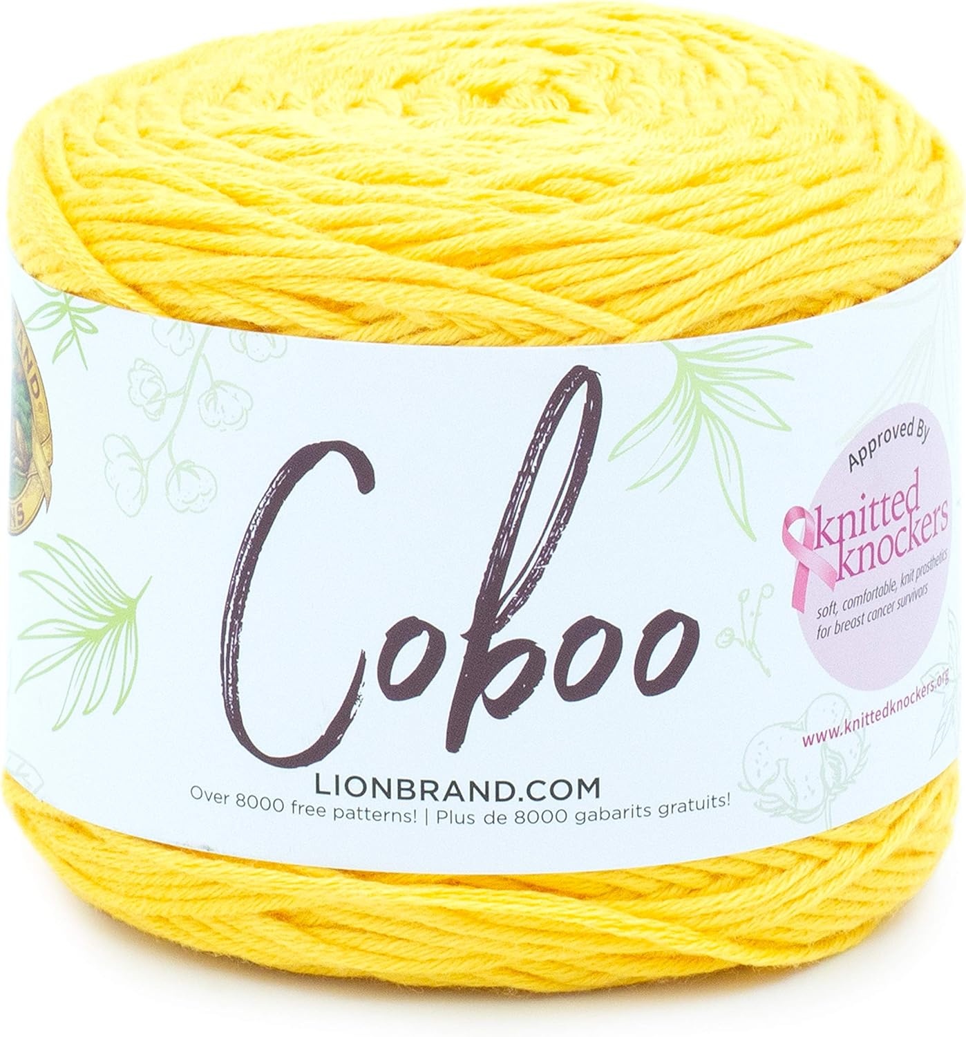 image:imageLion Brand Yarn Coboo Yarn Pink 1 SkeinYellow