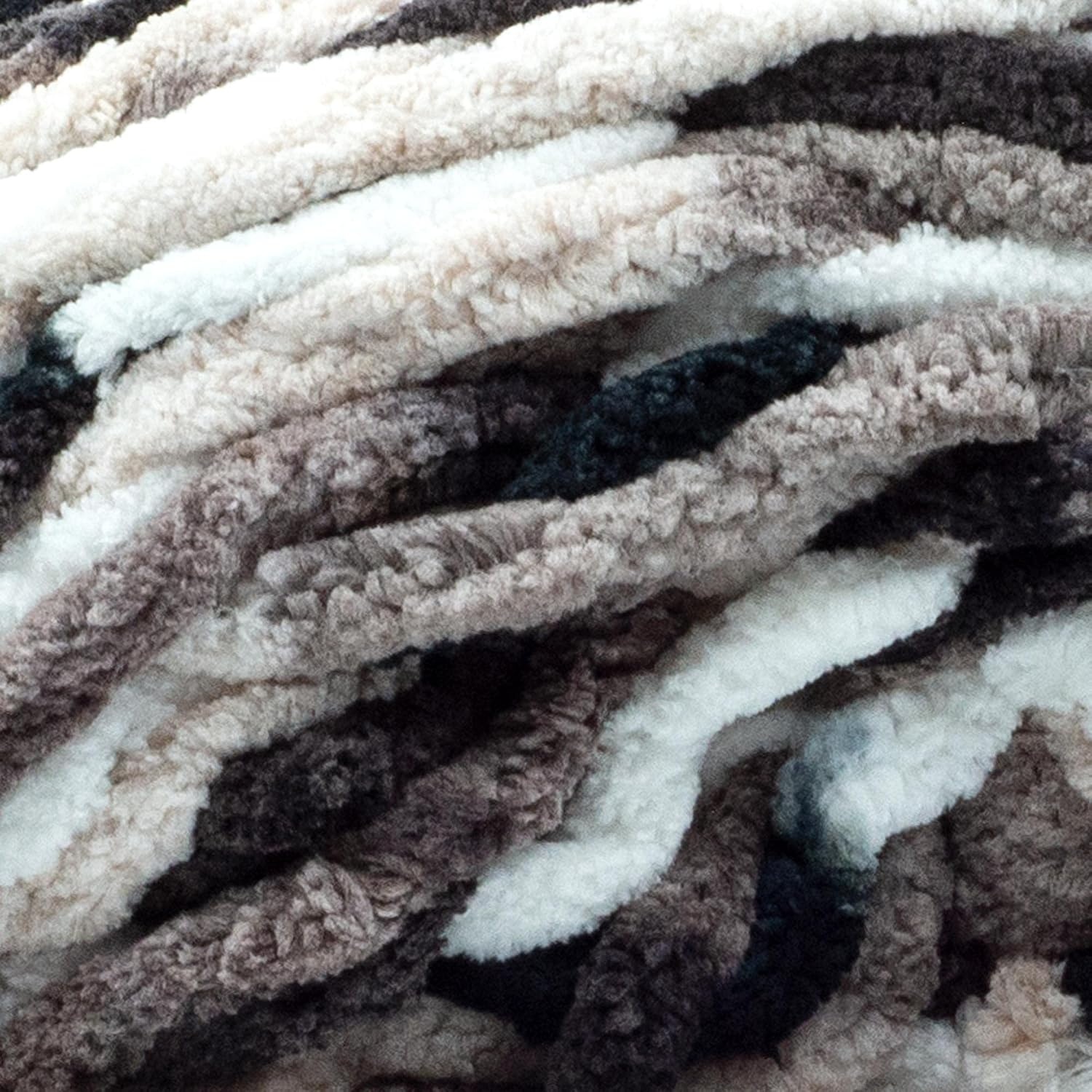 image:imageLion Brand Yarn Cover Story Blanket Yarn for Knitting Crochet and Crafts Mercury 1 Pack Super Bulky Fiber for Soft Aghans Cozy Pillows and EasyCare Stuffed AnimalsMica