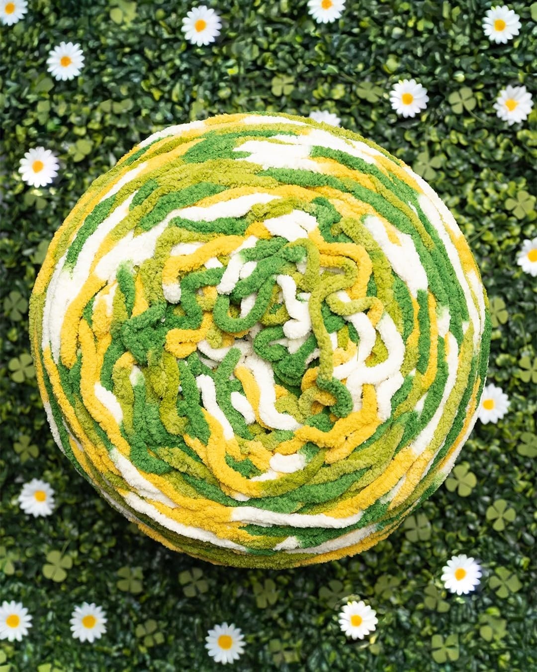 image:imageLion Brand Yarn Cover Story Blanket Yarn for Knitting Crochet and Crafts Mercury 1 Pack Super Bulky Fiber for Soft Aghans Cozy Pillows and EasyCare Stuffed AnimalsLucky Clover