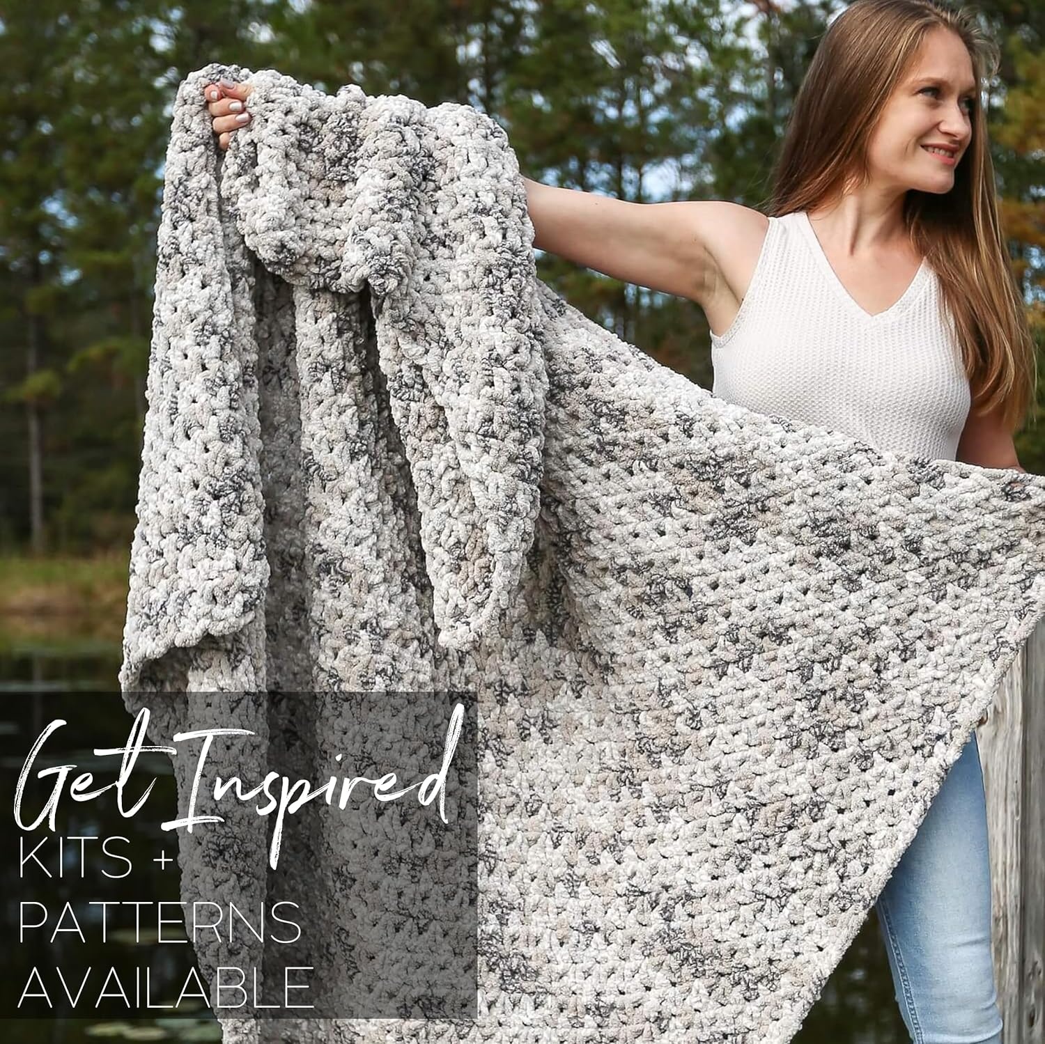 image:imageLion Brand Yarn Cover Story Dreamland Blanket Yarn Tartan 1 PackGalaxy