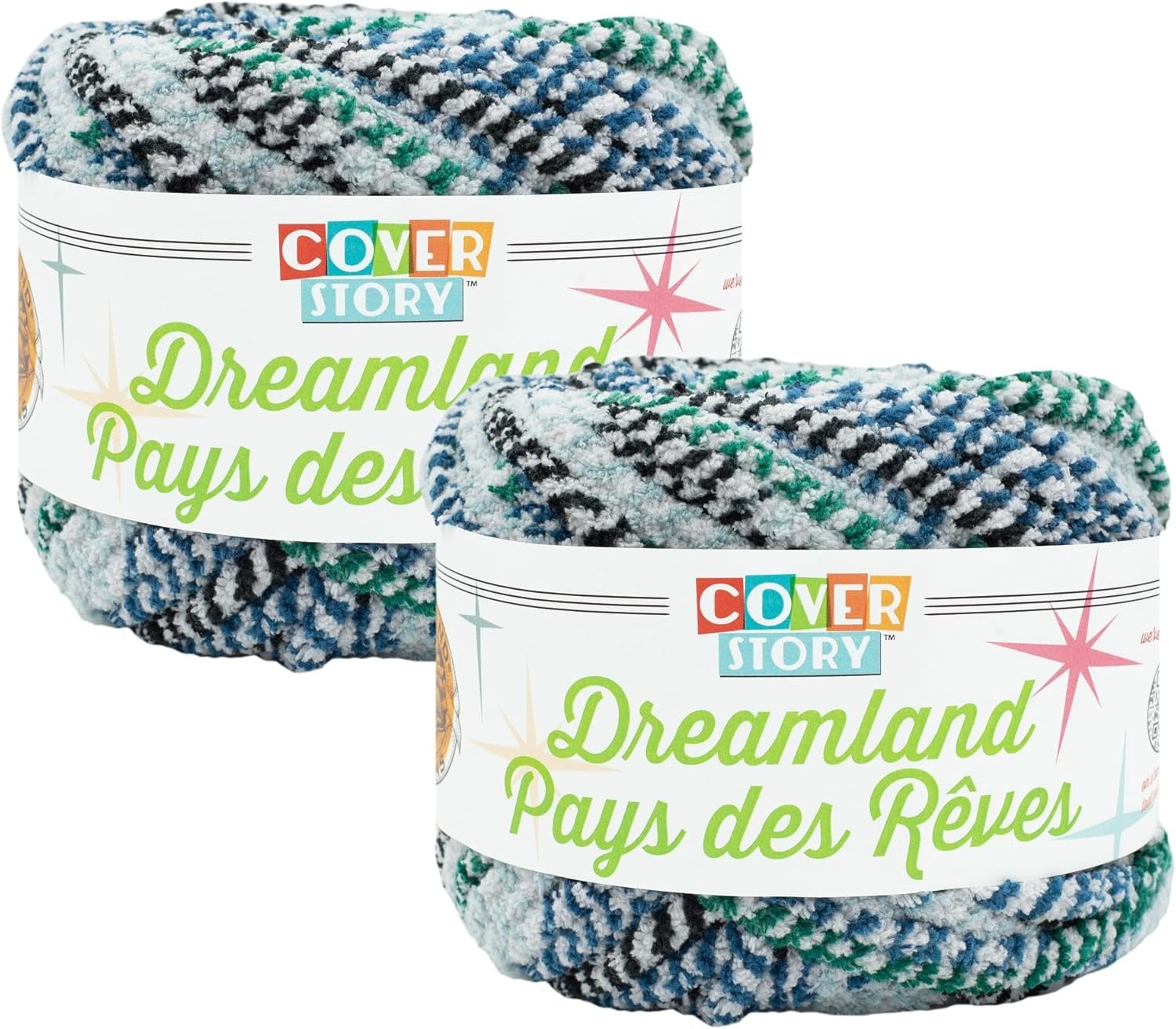 image:imageLion Brand Yarn Cover Story Dreamland Blanket Yarn Tartan 1 PackGalaxy