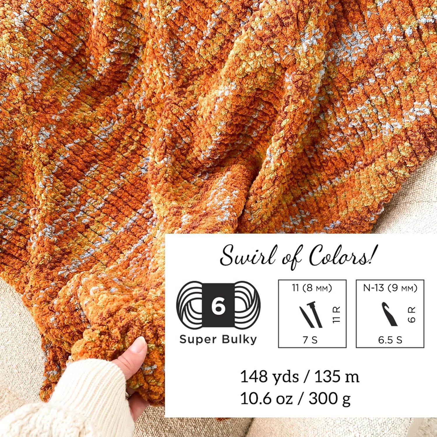image:imageLion Brand Yarn Cover Story Dreamland Blanket Yarn Tartan 1 PackMermaid