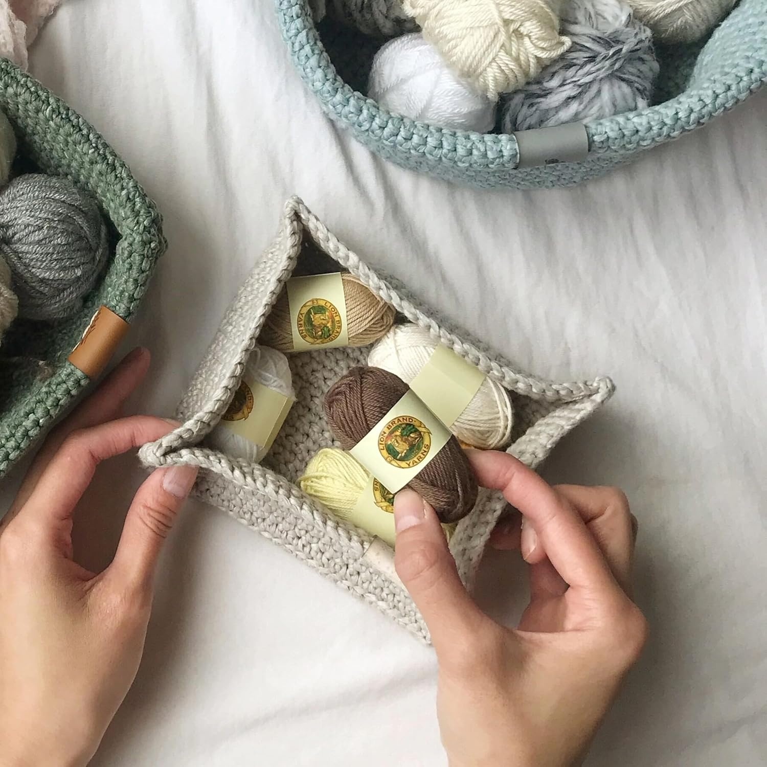 image:imageLion Brand Yarn Lion Brand Bonbons 680 CrayonsParty