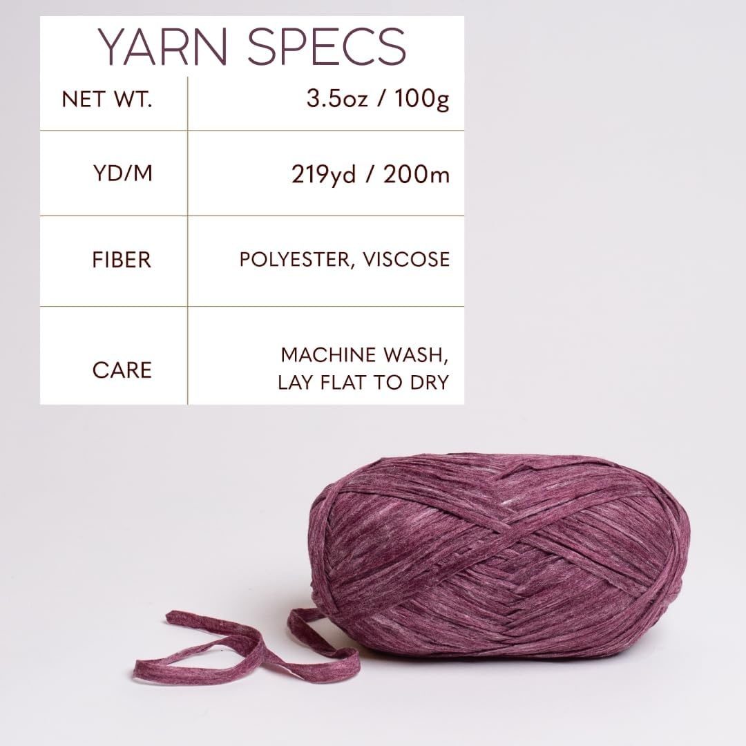 image:imageLion Brand Yarn Rewind Bulky Flat Tape Yarn for Crochet Knitting and Crafts Moto Jacket 1 Pack Soft Fiber for Bags Summer Hats and Shawls Dark GreyCurrent Situation