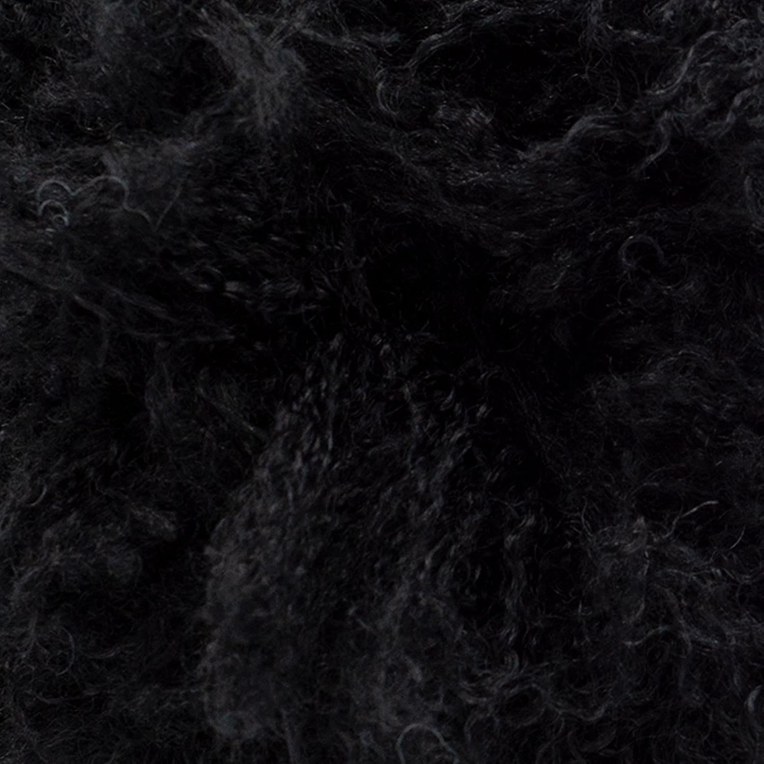 image:imageLion Brand Yarn Shaggy Chic Fashion Yarn for Knitting and Crochet Hot Pink 1 PackEbony