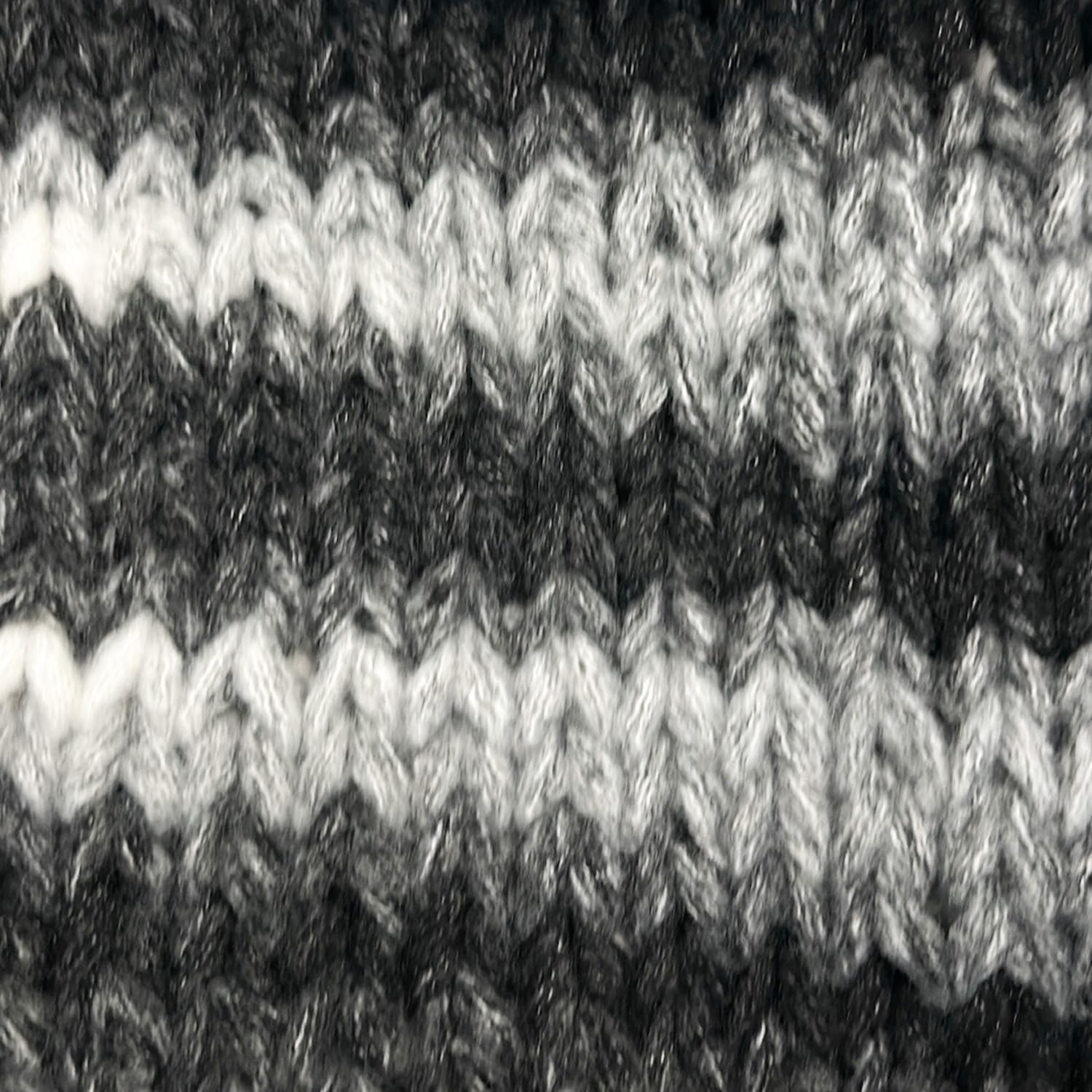 image:imageLion Brand Yarn Super Bulky Cover Story Chainette Blanket Yarn for Knitting and Crochet Black 1 PackBlack