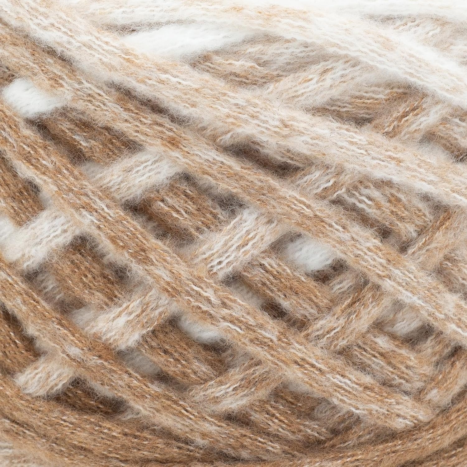 image:imageLion Brand Yarn Super Bulky Cover Story Chainette Blanket Yarn for Knitting and Crochet Black 1 PackCamel