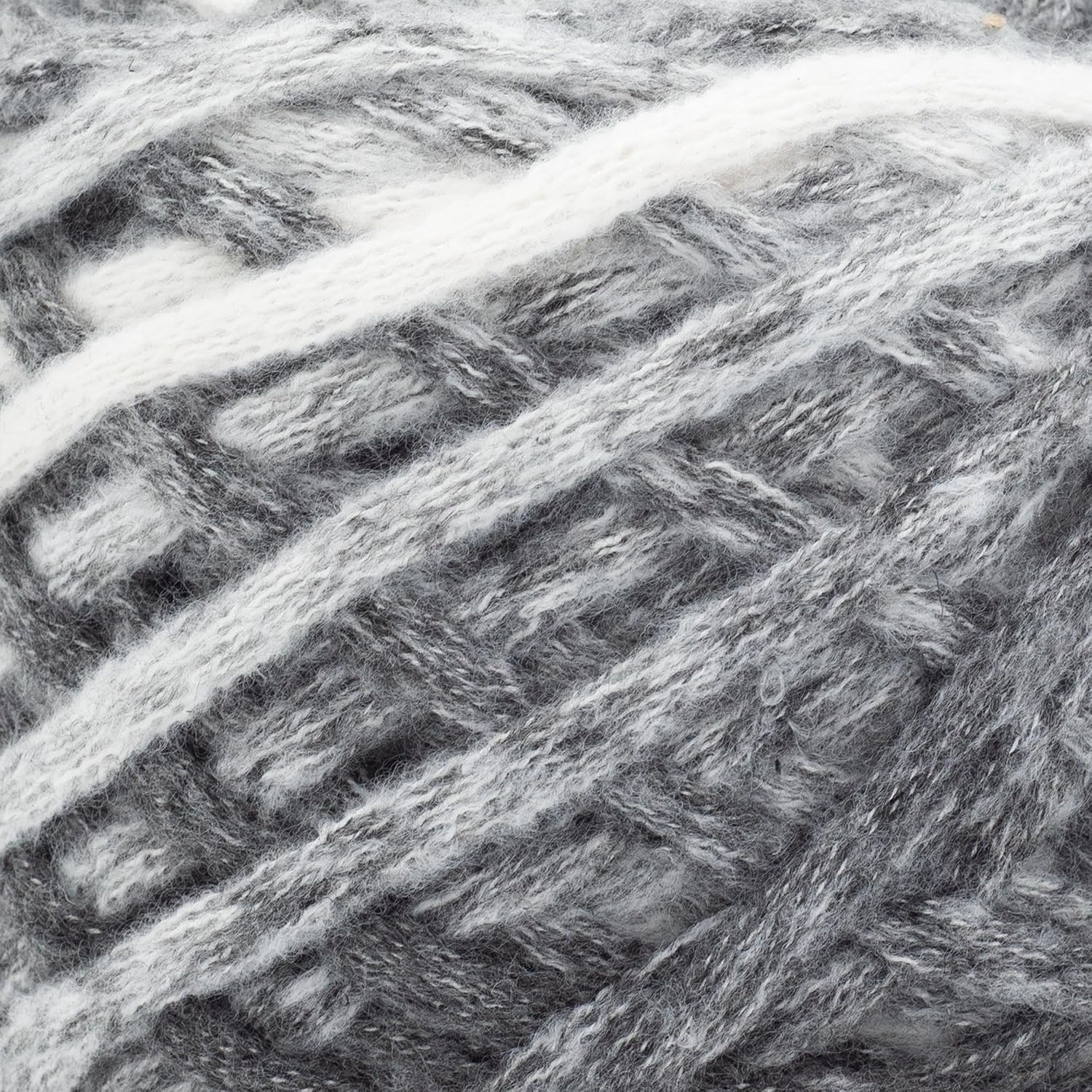 image:imageLion Brand Yarn Super Bulky Cover Story Chainette Blanket Yarn for Knitting and Crochet Black 1 PackCharcoal