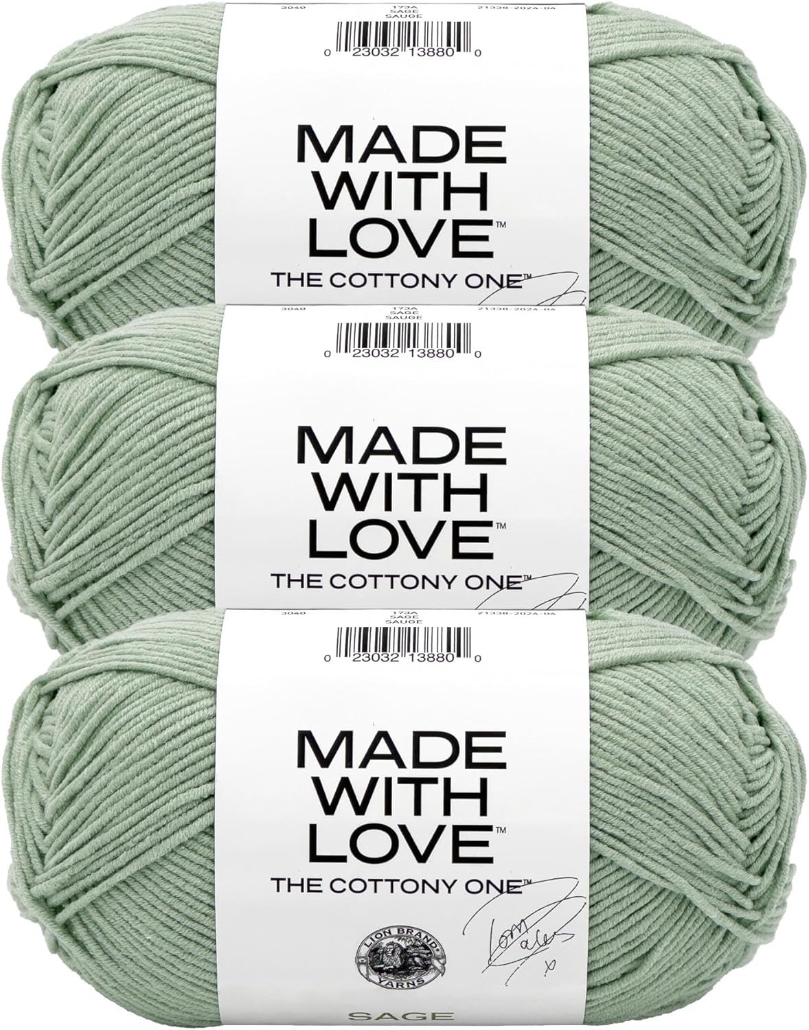 image:imageLion Brand Yarn Tom Daley Made with Love The Cottony One Yarn for Crocheting Knitting and Crafts Red Red Wine 1 Pack Tom Daley Made With Love Cotton Acrylic Yarn for Knitting Crochet Crafts Worsted Fiber for Soft Blankets Hats SweatersSage