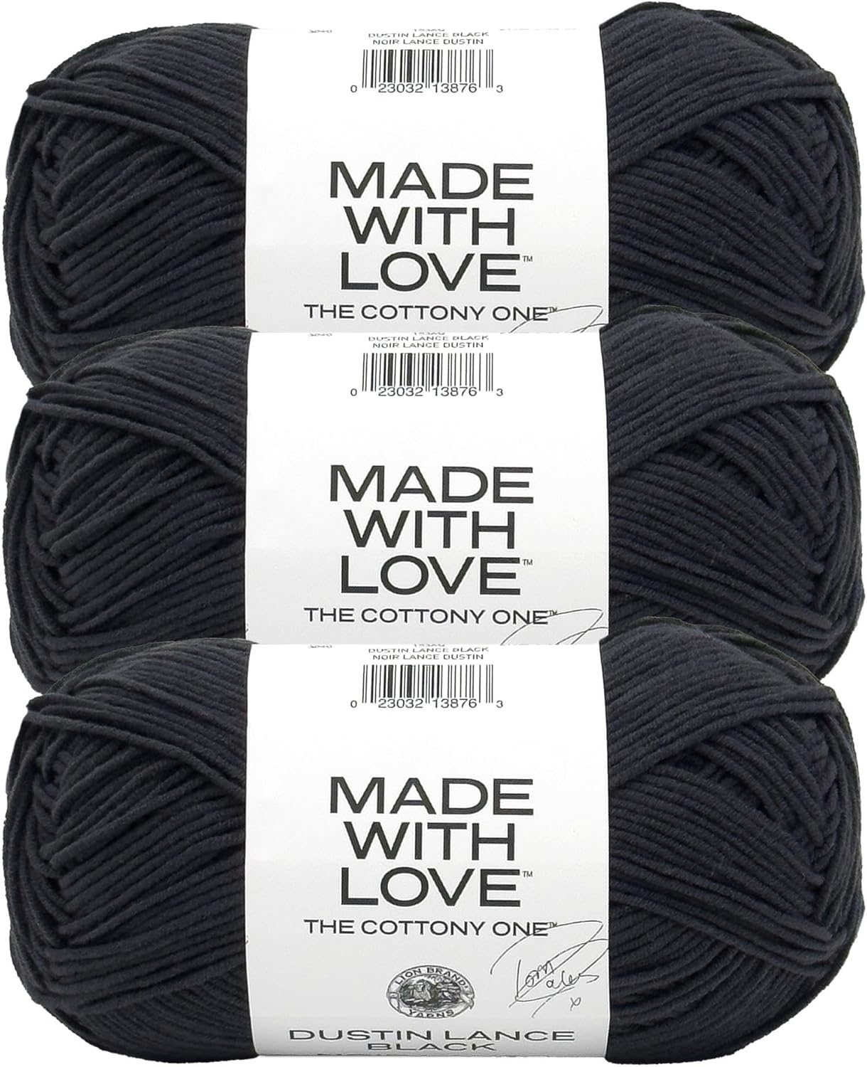 image:imageLion Brand Yarn Tom Daley Made with Love The Cottony One Yarn for Crocheting Knitting and Crafts Red Red Wine 1 Pack Tom Daley Made With Love Cotton Acrylic Yarn for Knitting Crochet Crafts Worsted Fiber for Soft Blankets Hats SweatersDustin Lance Blac