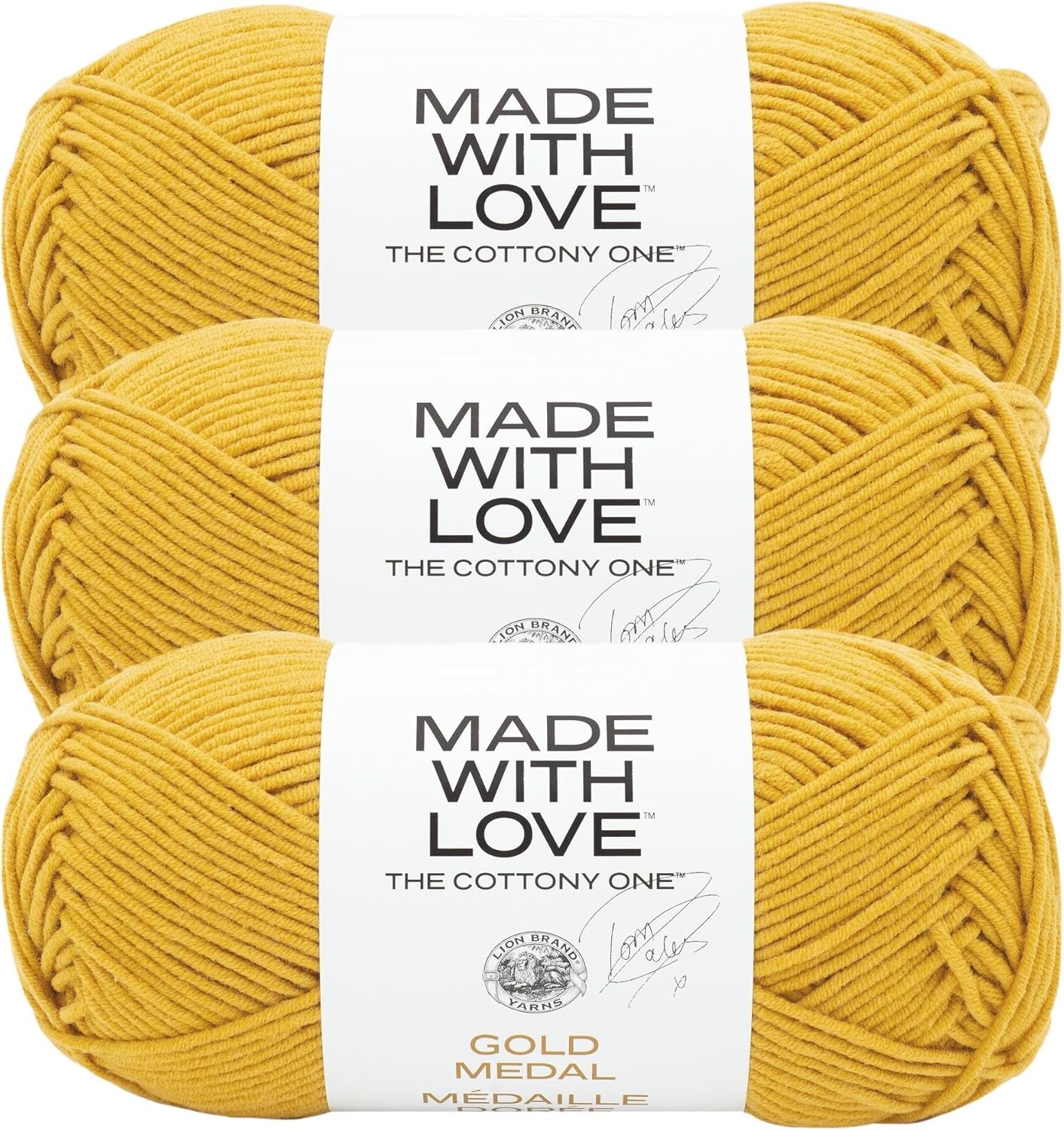 image:imageLion Brand Yarn Tom Daley Made with Love The Cottony One Yarn for Crocheting Knitting and Crafts Red Red Wine 1 Pack Tom Daley Made With Love Cotton Acrylic Yarn for Knitting Crochet Crafts Worsted Fiber for Soft Blankets Hats SweatersGold Medal