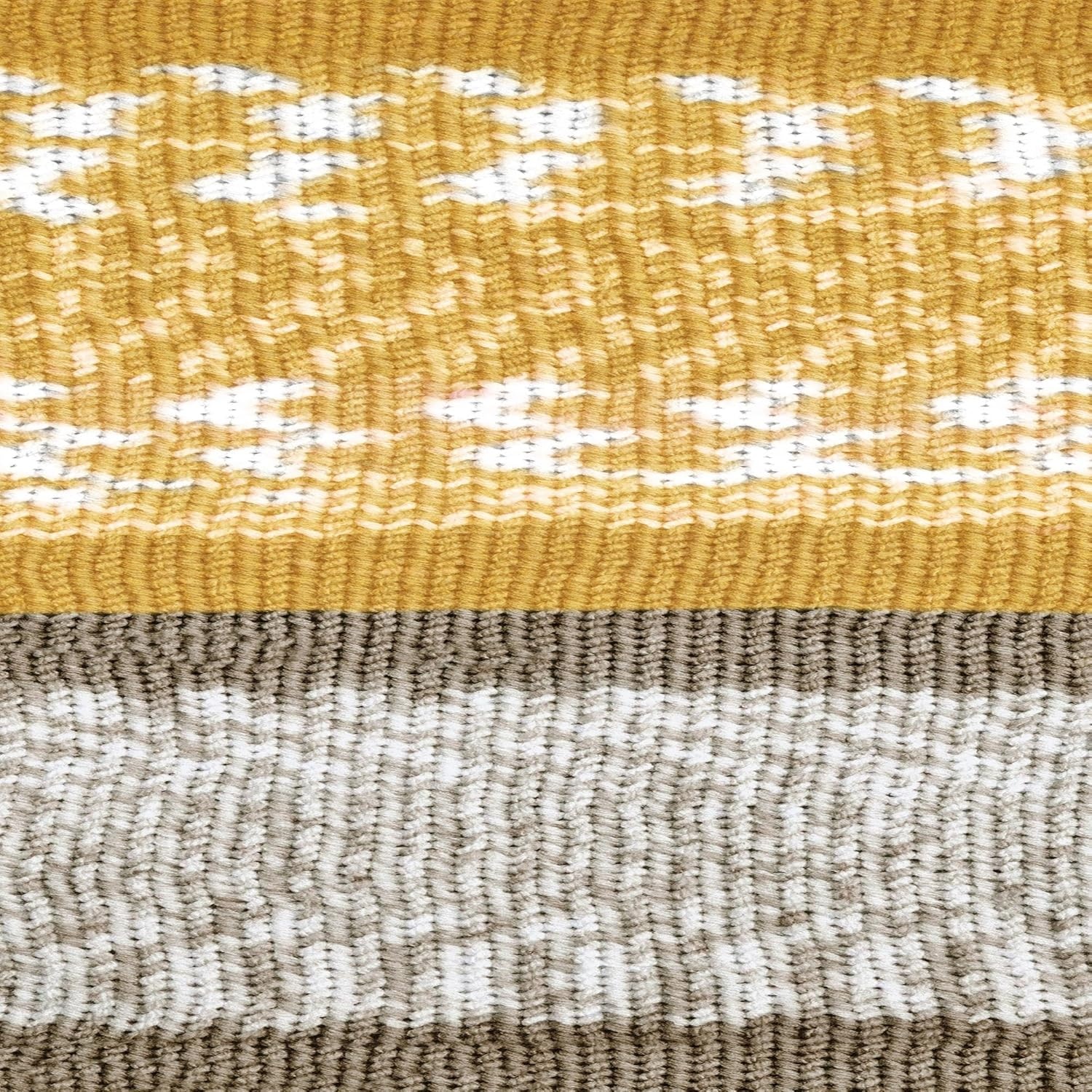 image:imageLion Brand Yarn Wool Ease Fair Isle Yarn for Knitting ThistleOrchid 1 PackGoldenTaupe