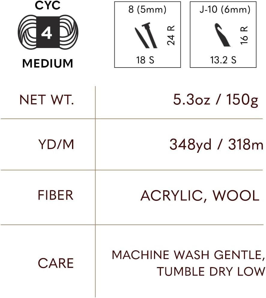 image:imageLion Brand Yarn Wool Ease Fair Isle Yarn for Knitting ThistleOrchid 1 PackLight AquaTurquoise