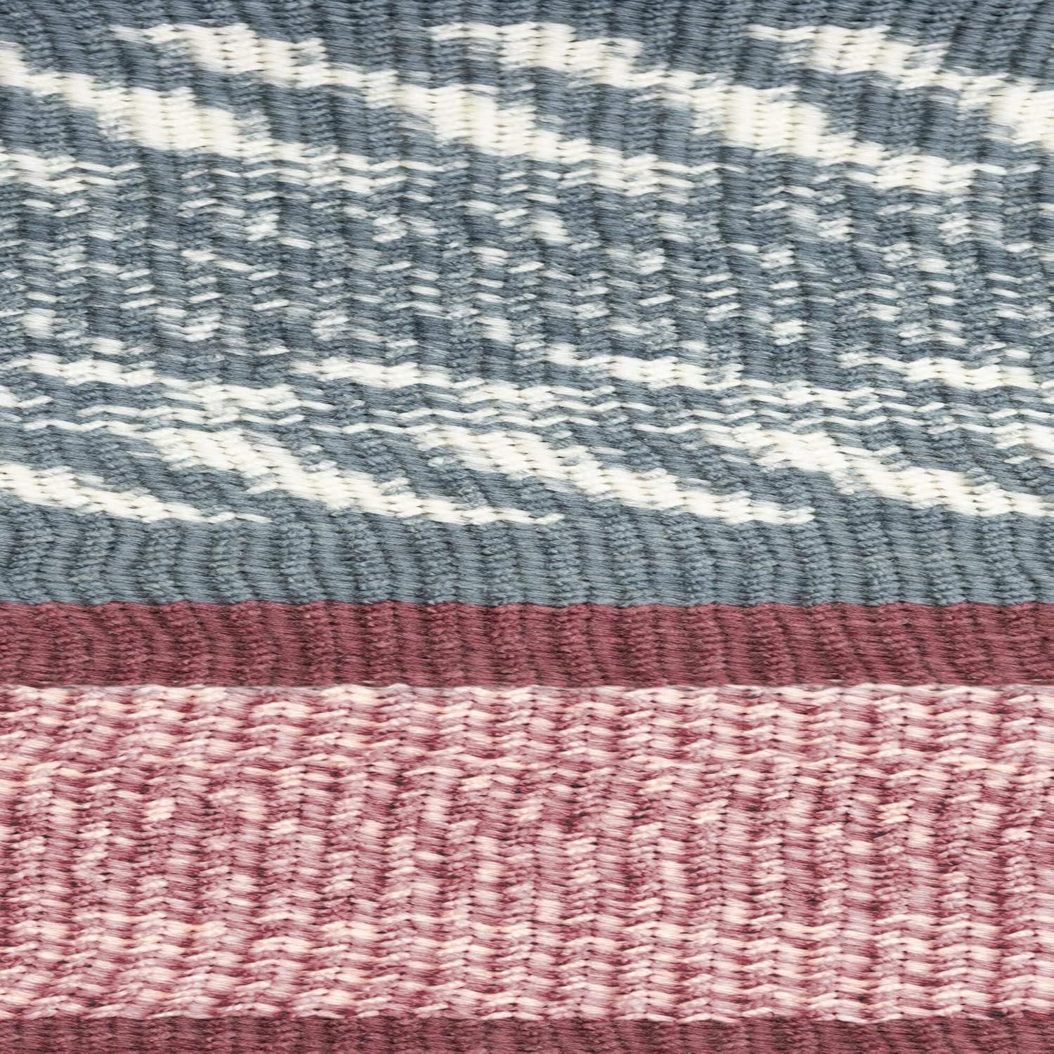 image:imageLion Brand Yarn Wool Ease Fair Isle Yarn for Knitting ThistleOrchid 1 PackMerlotCharcoal