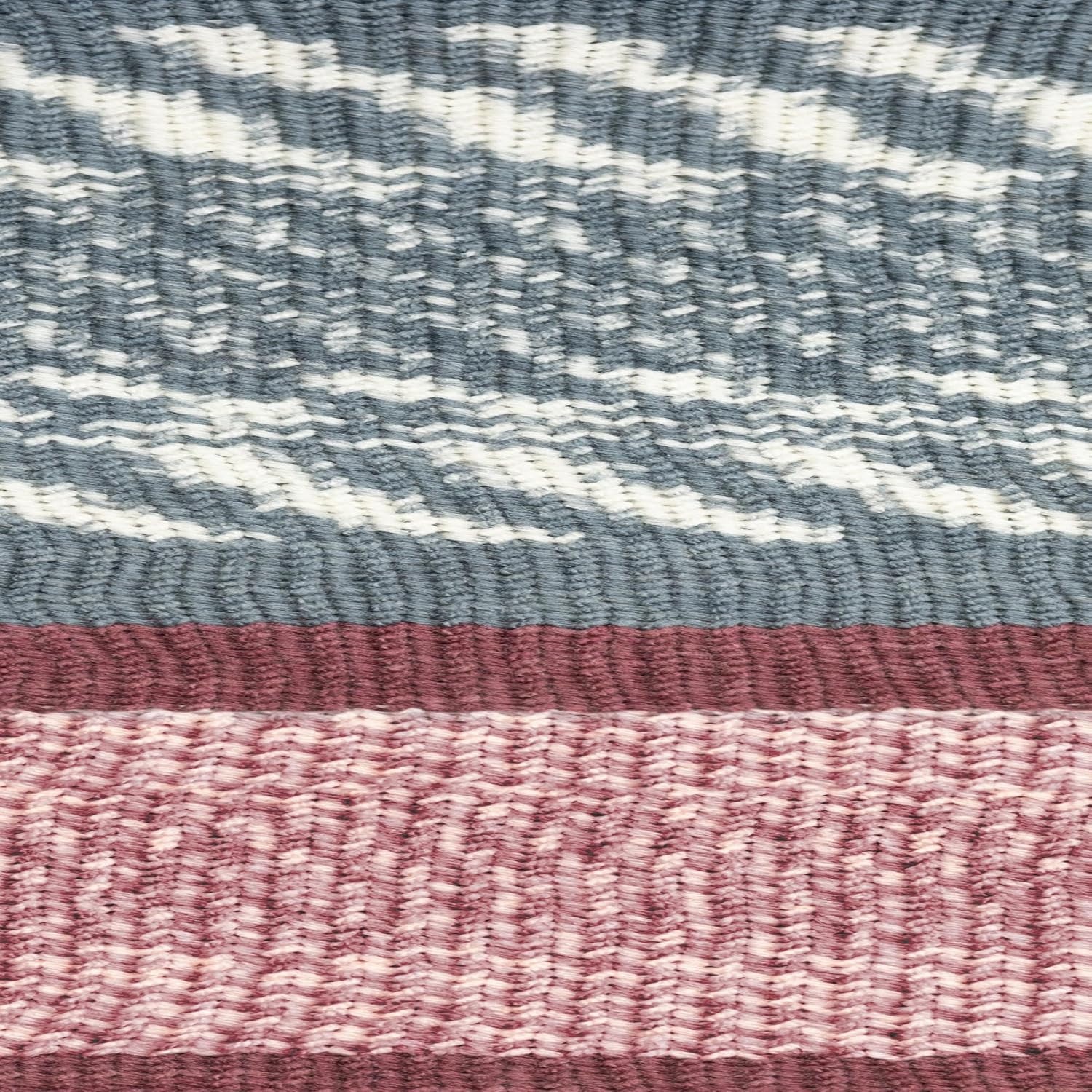image:imageLion Brand Yarn Wool Ease Fair Isle Yarn for Knitting ThistleOrchid 1 PackMerlotCharcoal