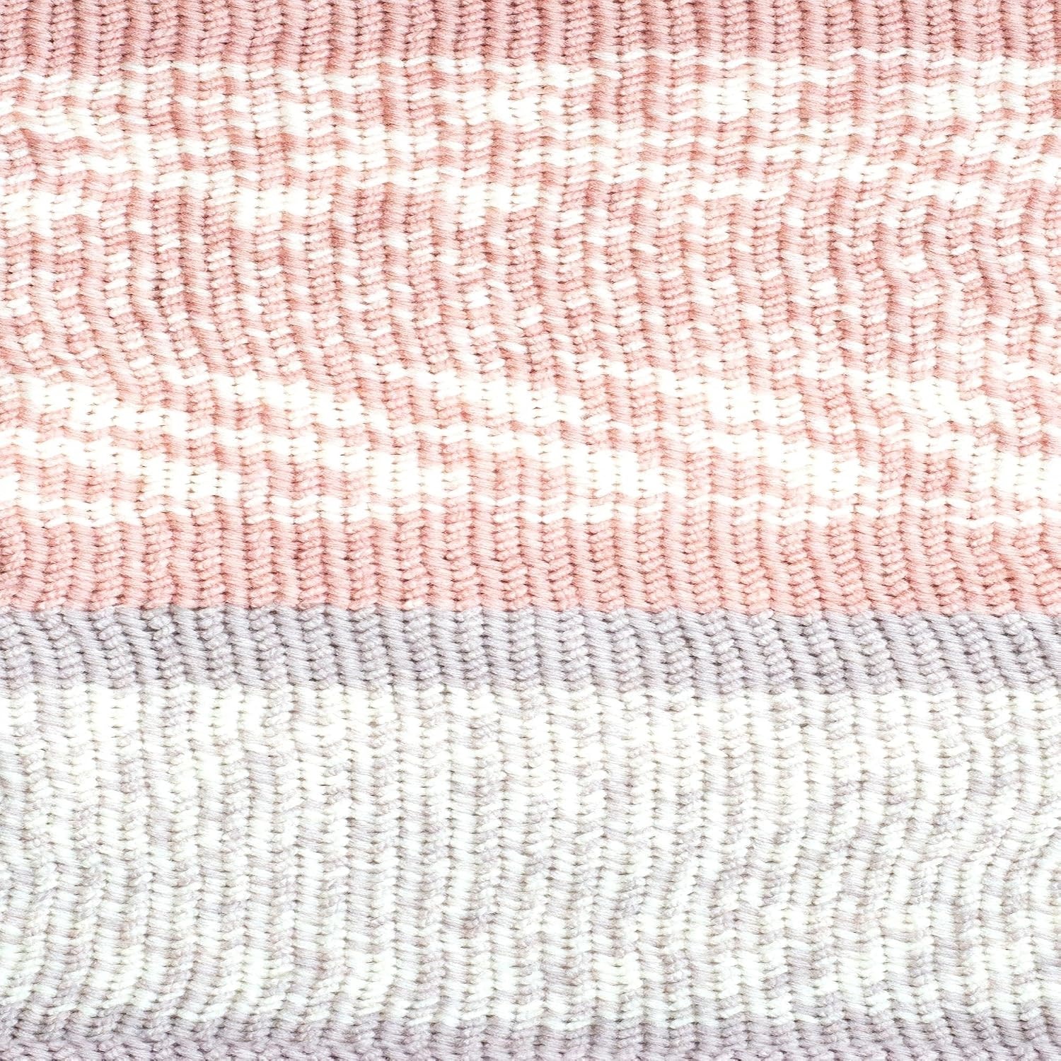 image:imageLion Brand Yarn Wool Ease Fair Isle Yarn for Knitting ThistleOrchid 1 PackPinkMushroom