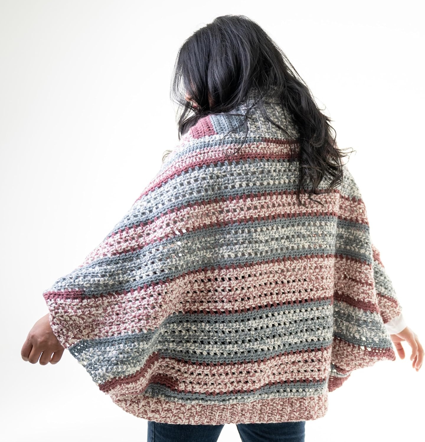 image:imageLion Brand Yarn Wool Ease Fair Isle Yarn for Knitting ThistleOrchid 1 PackSagePink Salt
